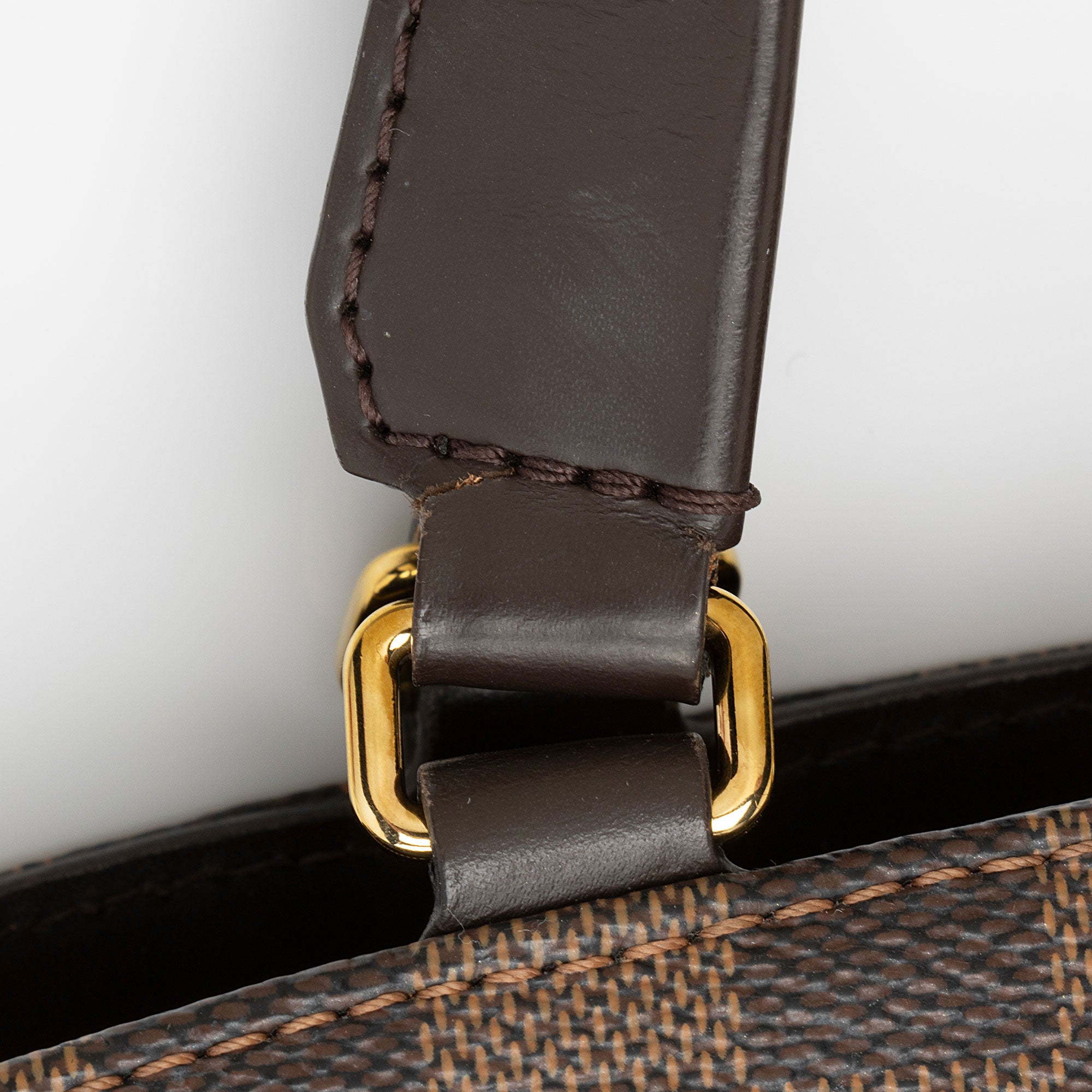 Louis Vuitton Damier Ebene Kensington Bowler Satchel