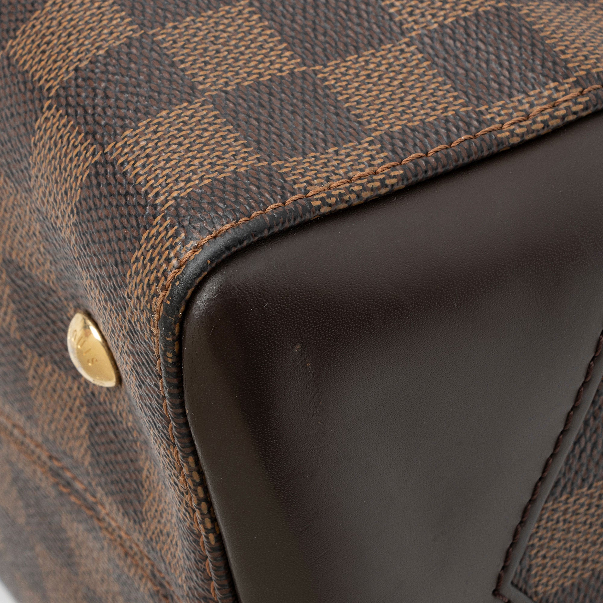 Louis Vuitton Damier Ebene Kensington Bowler Satchel