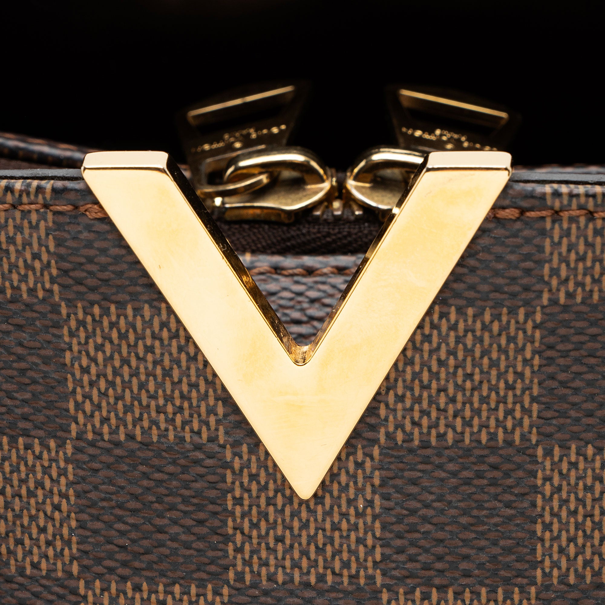 Louis Vuitton Damier Ebene Kensington Bowler Satchel