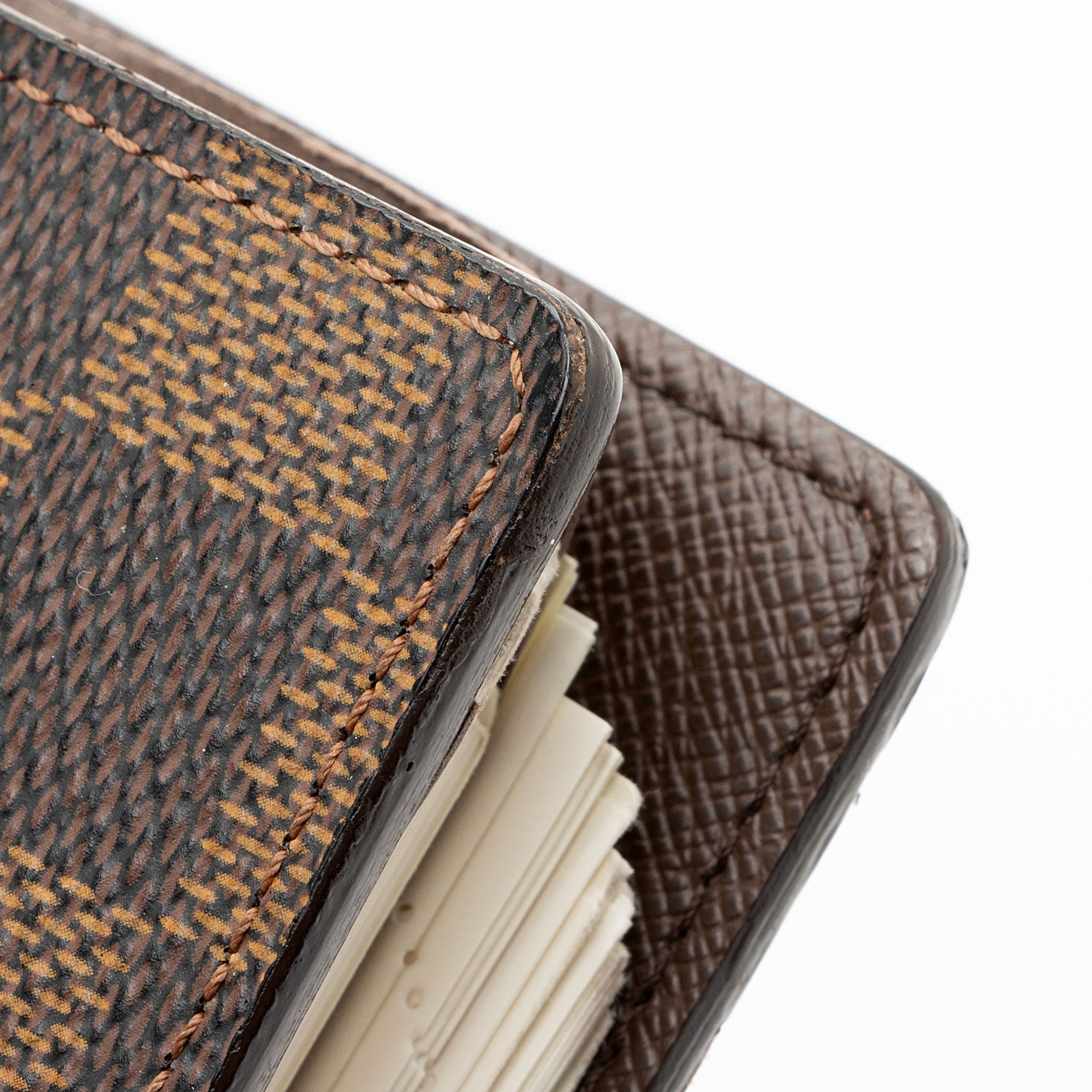 Louis Vuitton Damier Ebene Large Ring Agenda Cover (SHF-MCykrN)