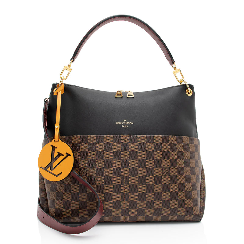 Louis Vuitton Maida Handbag Damier with Leather