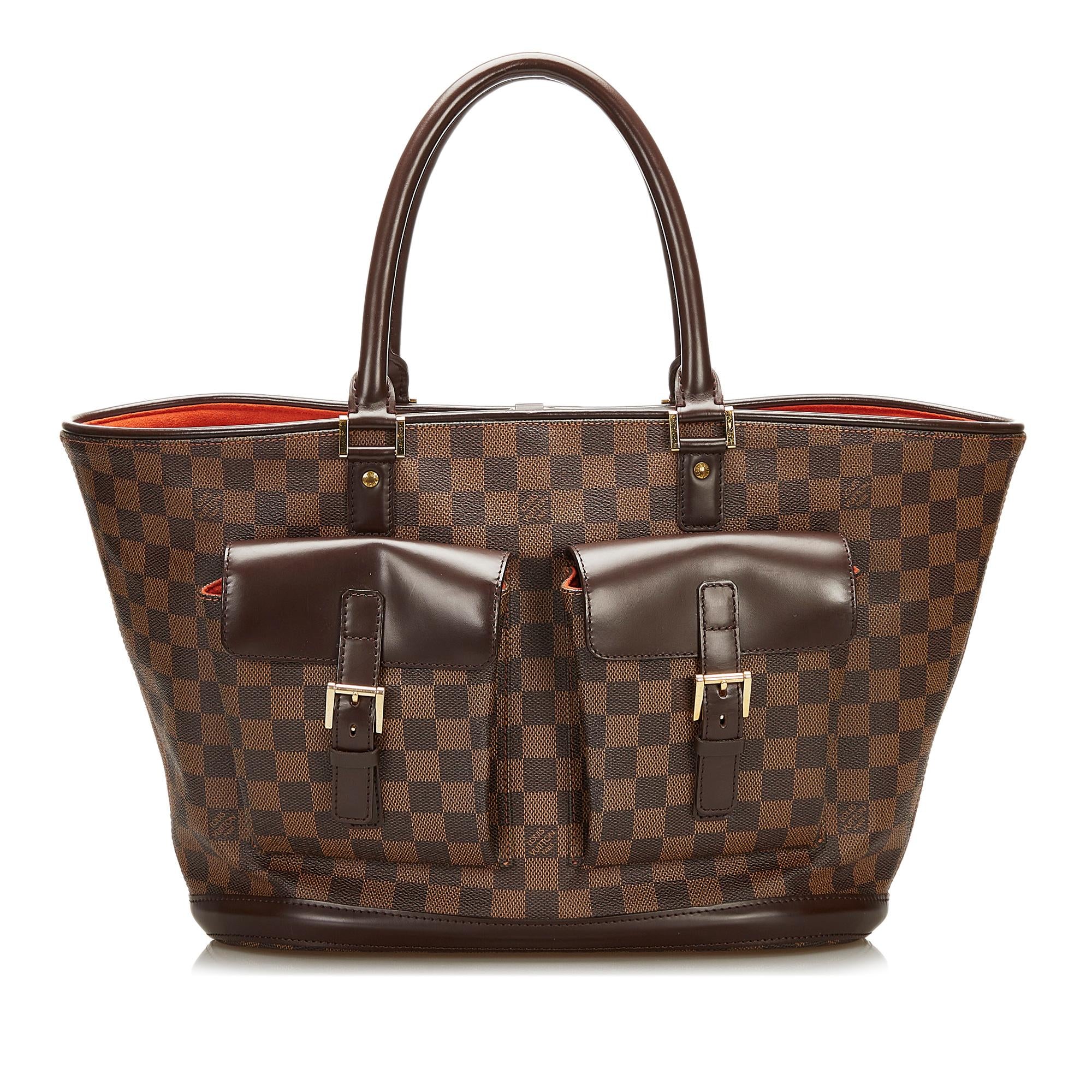 Louis Vuitton Damier Ebene Manosque GM (SHG-O9mb64)