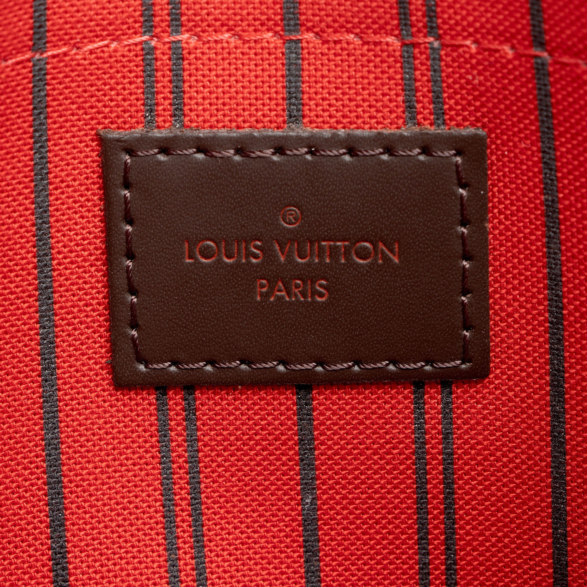 Louis Vuitton Damier Ebene Neverfull GM Pochette