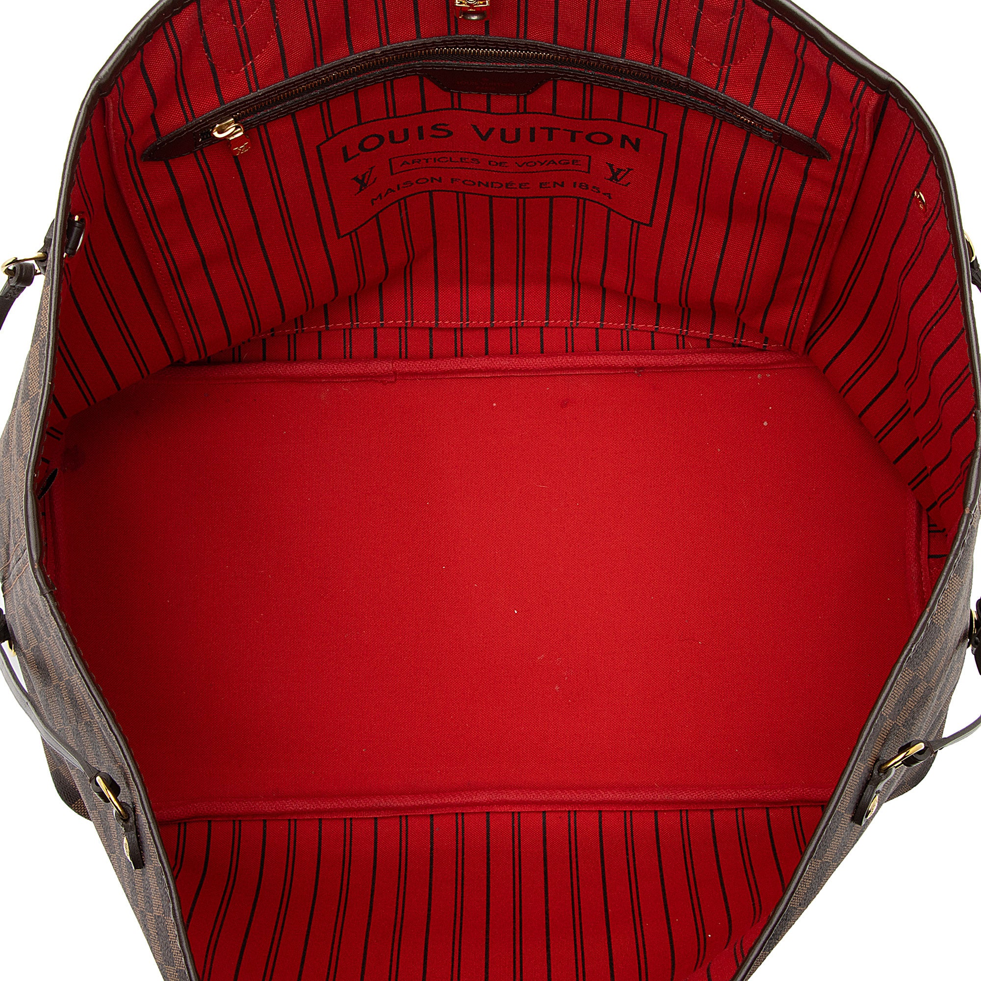 Louis Vuitton Damier Ebene Neverfull GM Tote (SHF-AM4yQX)