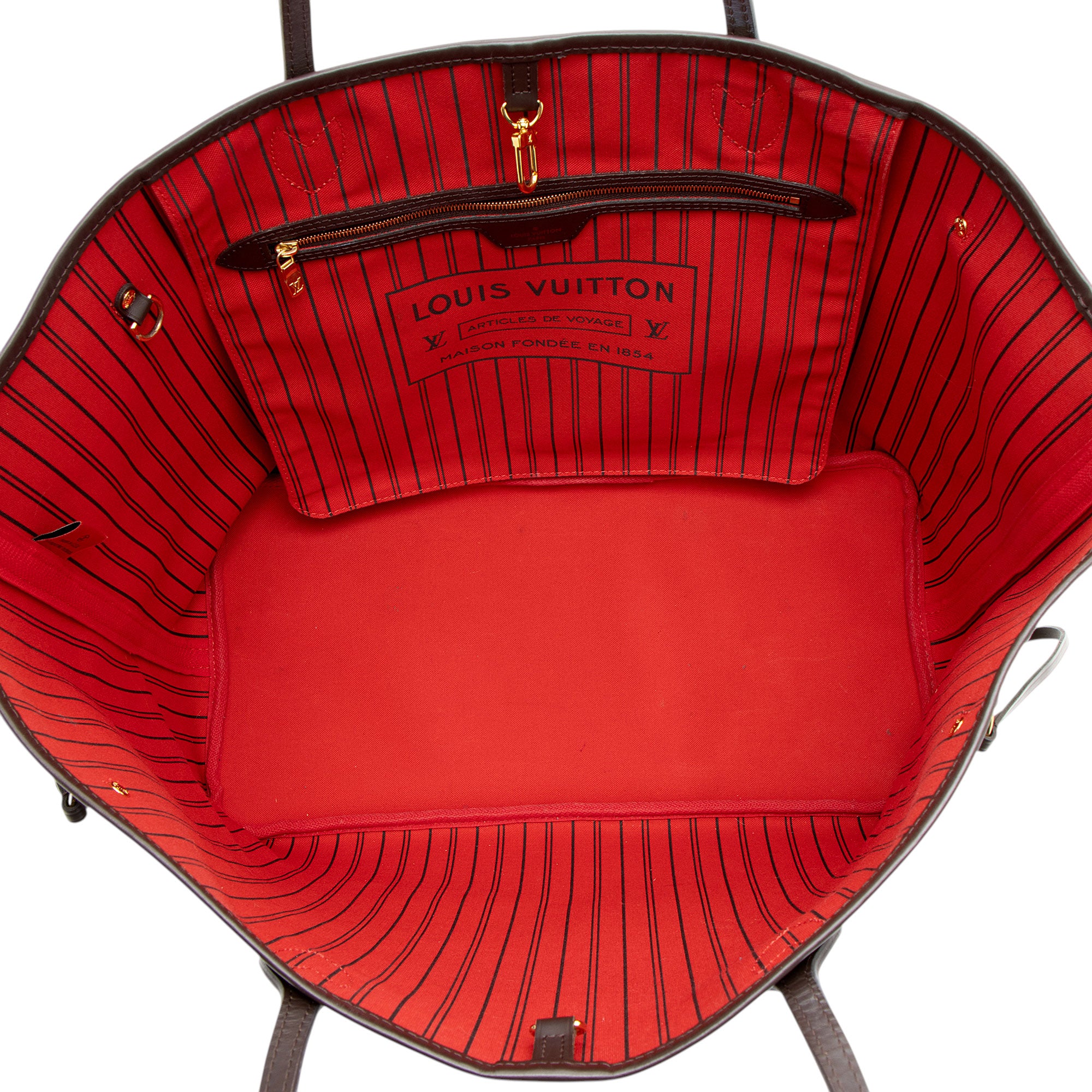 Louis Vuitton Damier Ebene Neverfull GM Tote