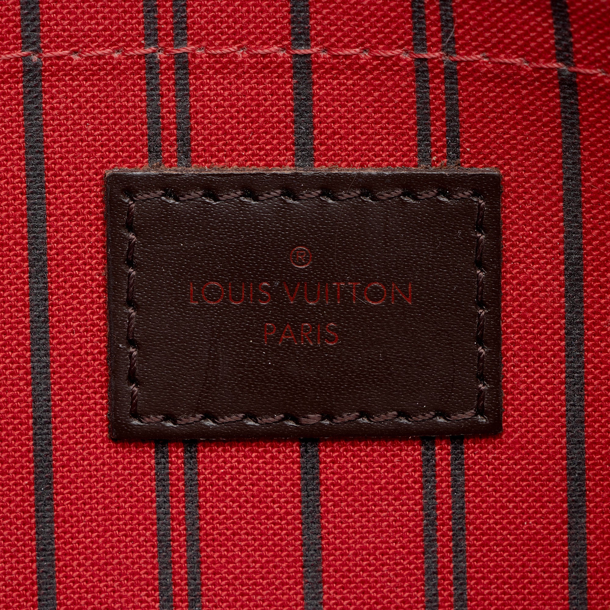 Louis Vuitton Damier Ebene Neverfull GM Tote