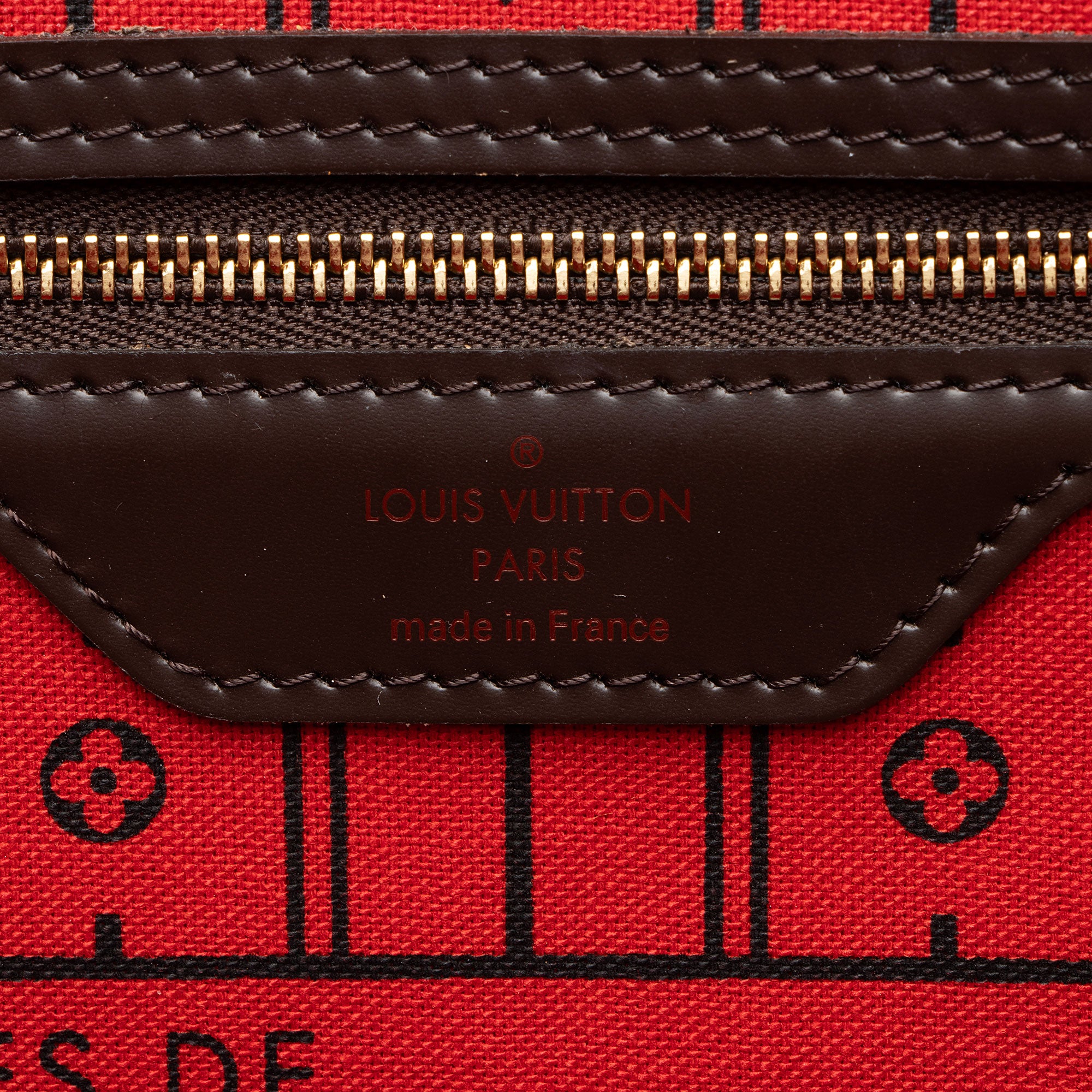 Louis Vuitton Damier Ebene Neverfull GM Tote