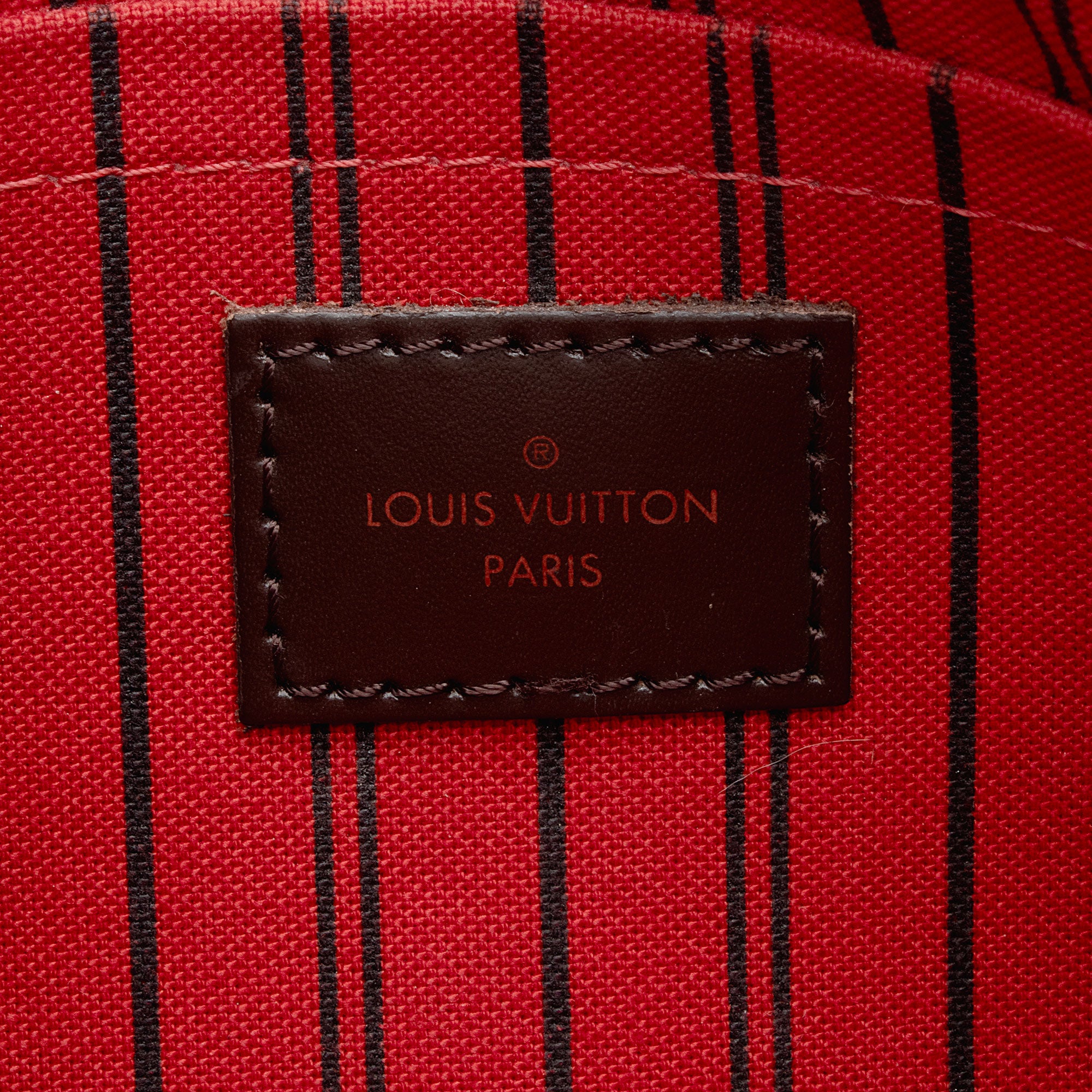 Louis Vuitton Damier Ebene Neverfull MM Pochette (SHF-lNhFi5)
