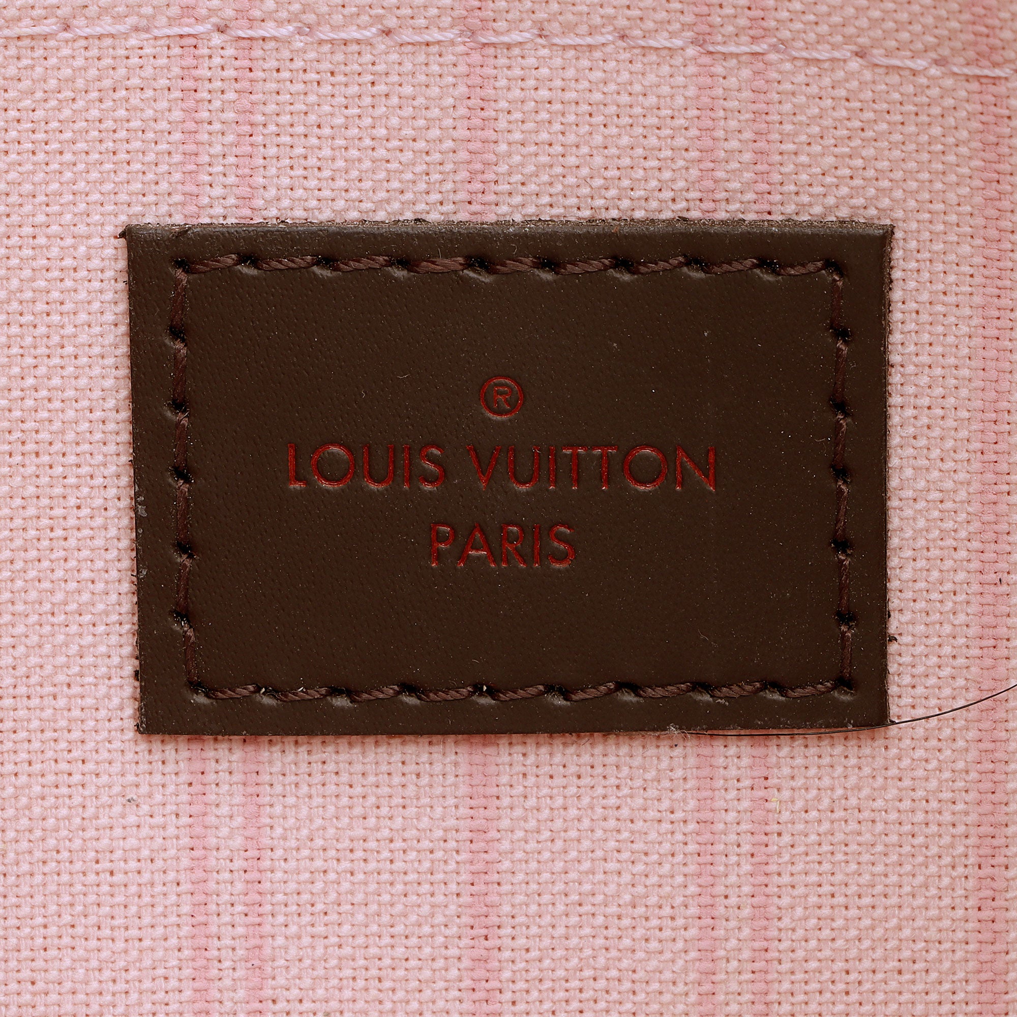 Louis Vuitton Damier Ebene Neverfull MM Pochette (SHF-OvClNn)