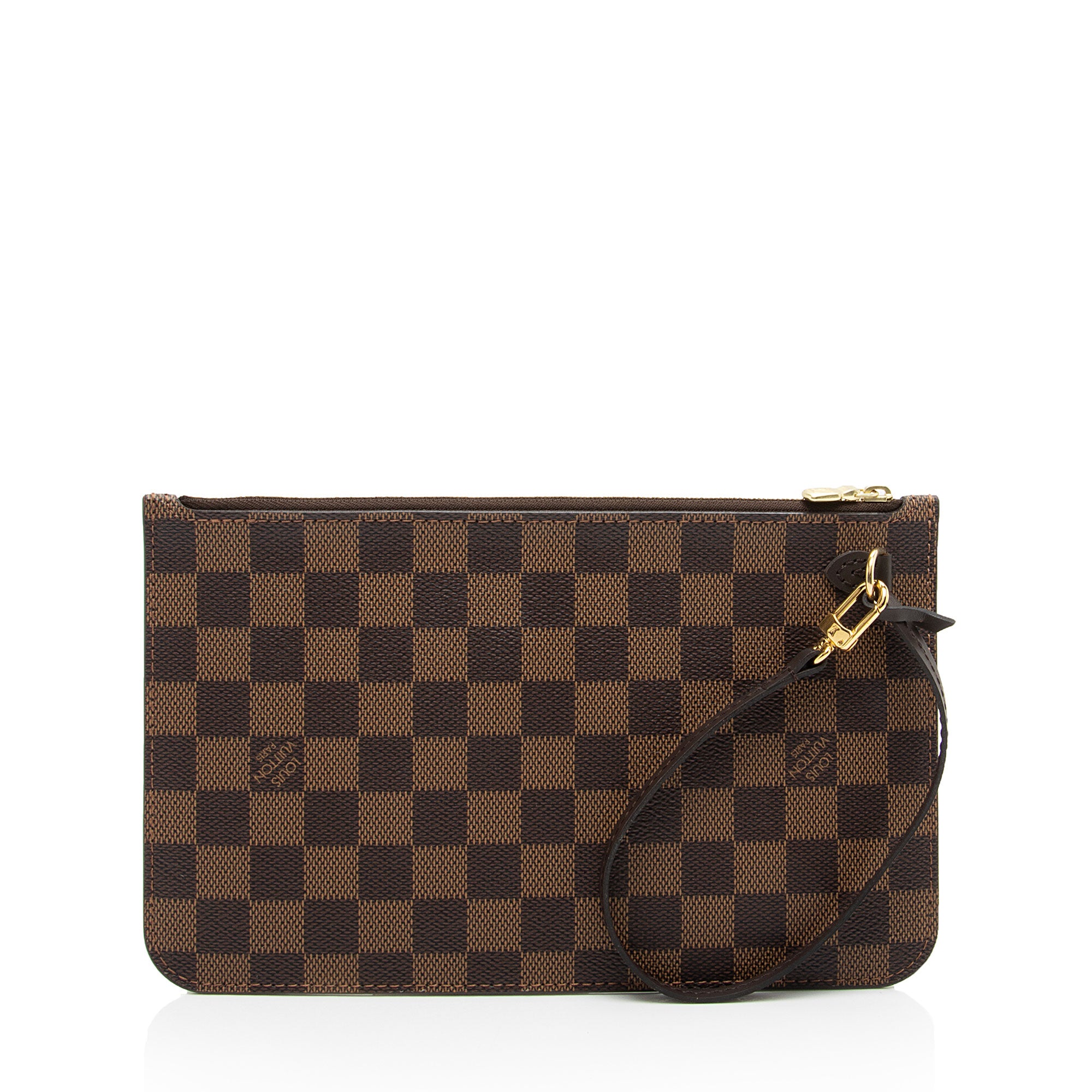 Louis Vuitton Damier Ebene Neverfull MM Pochette (SHF-pl5qAi)