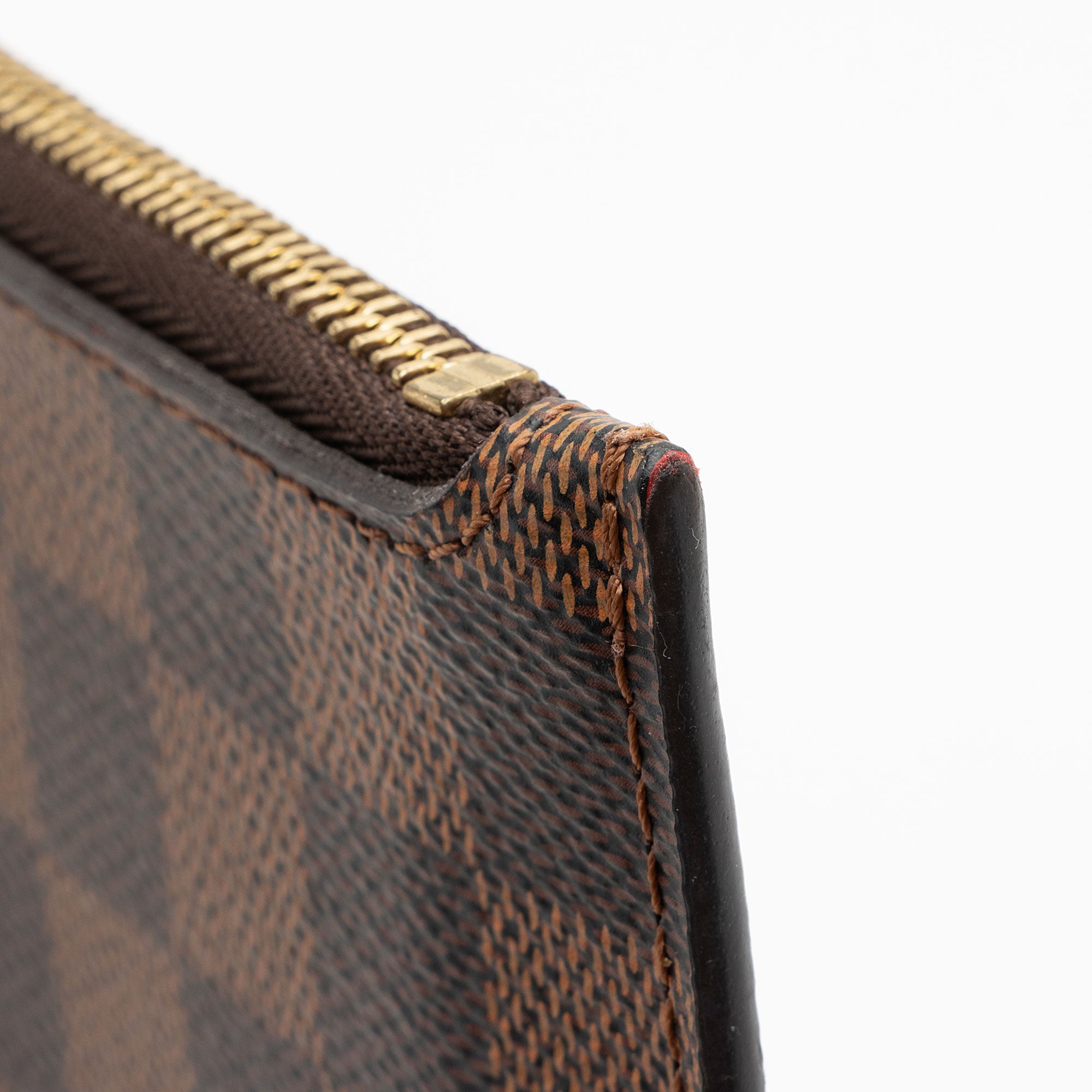 Louis Vuitton Damier Ebene Neverfull MM Pochette (SHF-T9Ww3O)