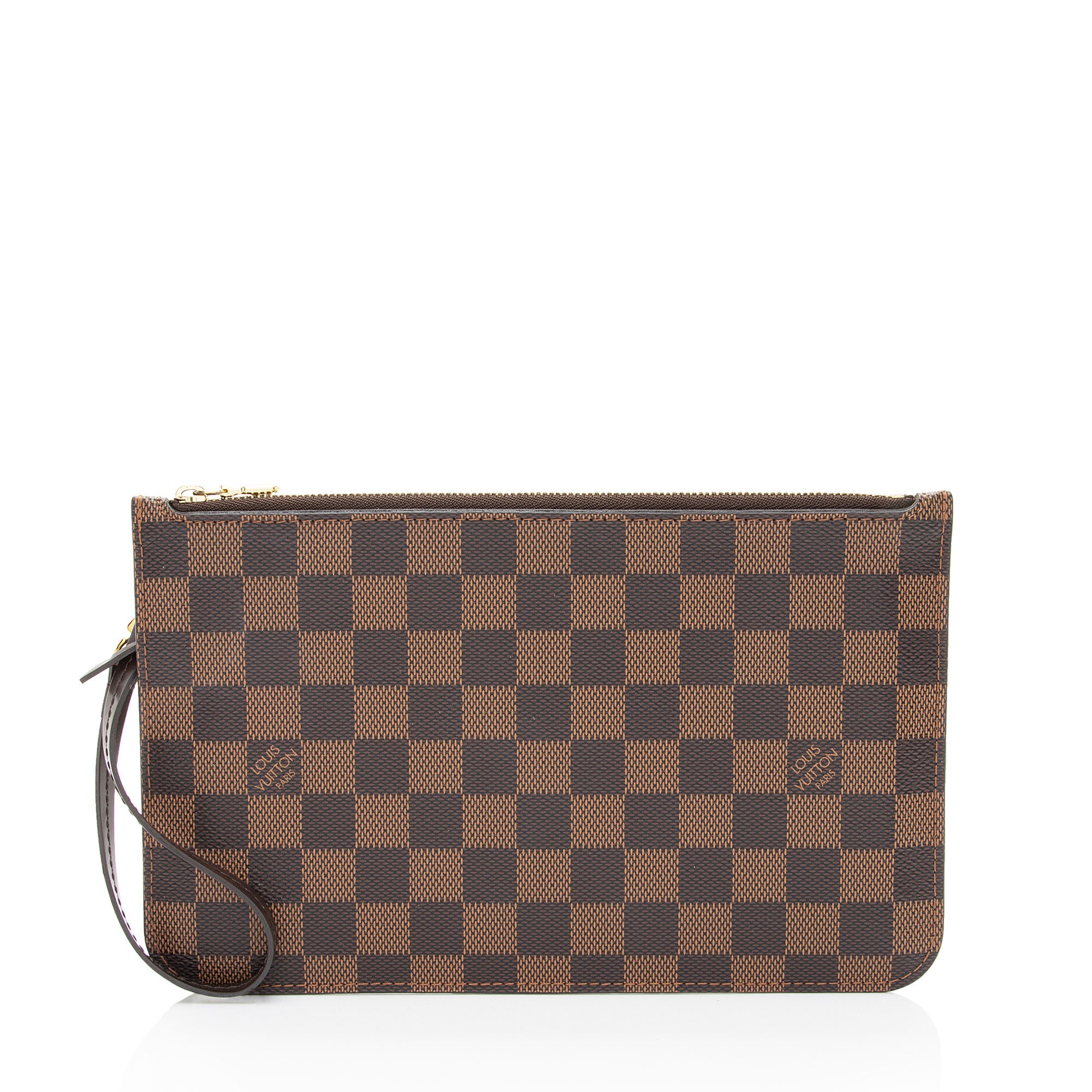 Louis Vuitton Damier Ebene Neverfull MM Pochette (SHF-T9Ww3O)