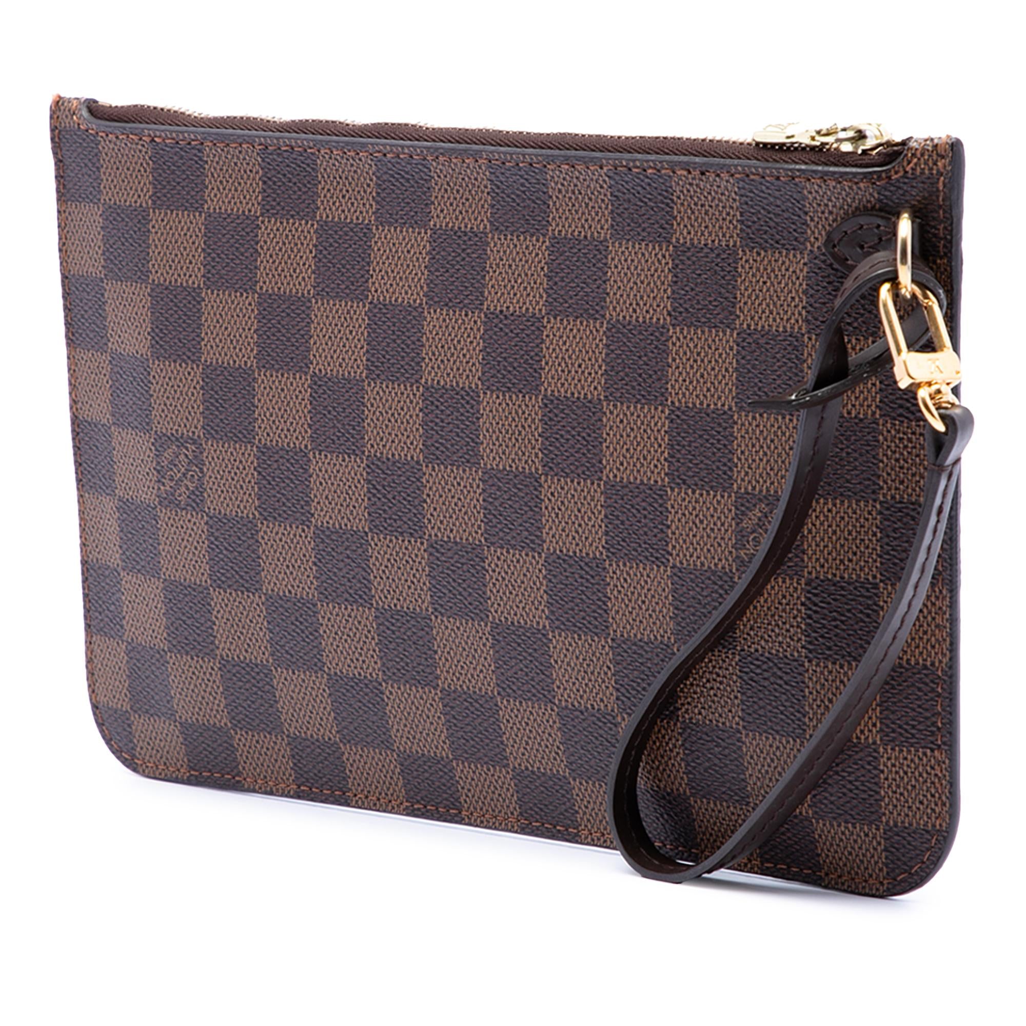 Louis Vuitton Damier Ebene Neverfull MM Pouch