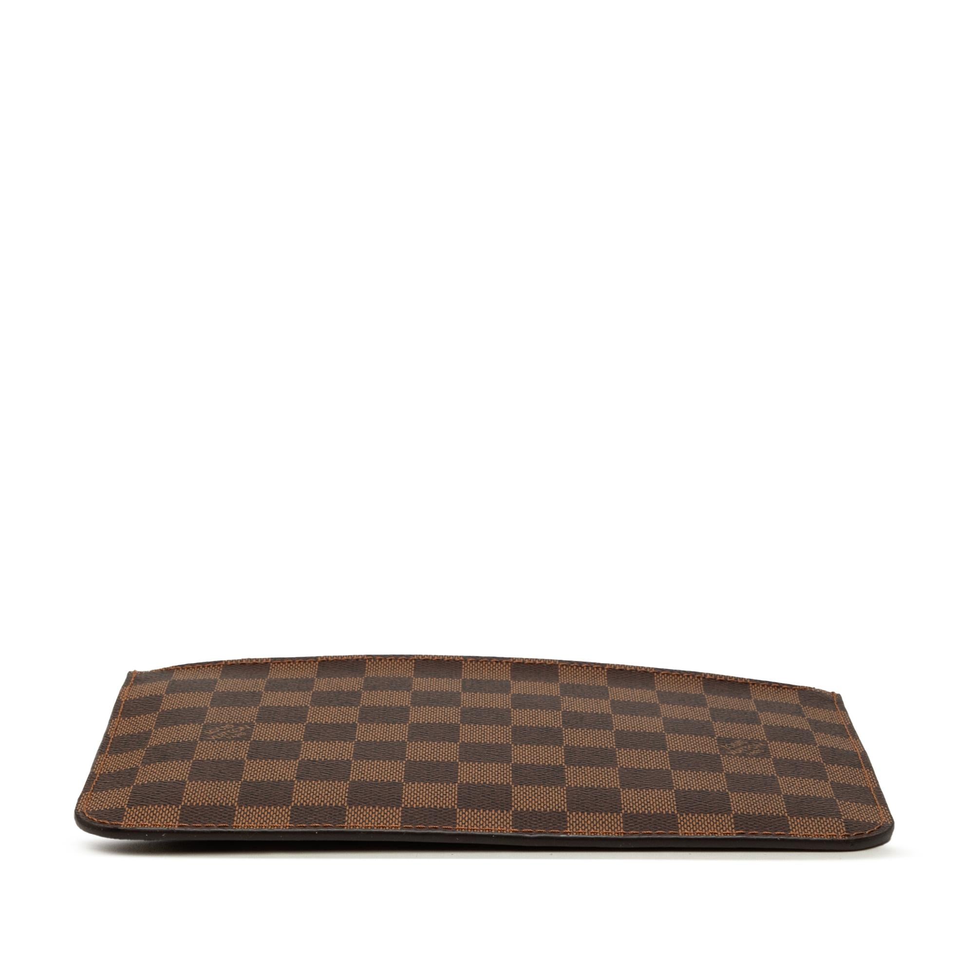 Louis Vuitton Damier Ebene Neverfull MM Pouch