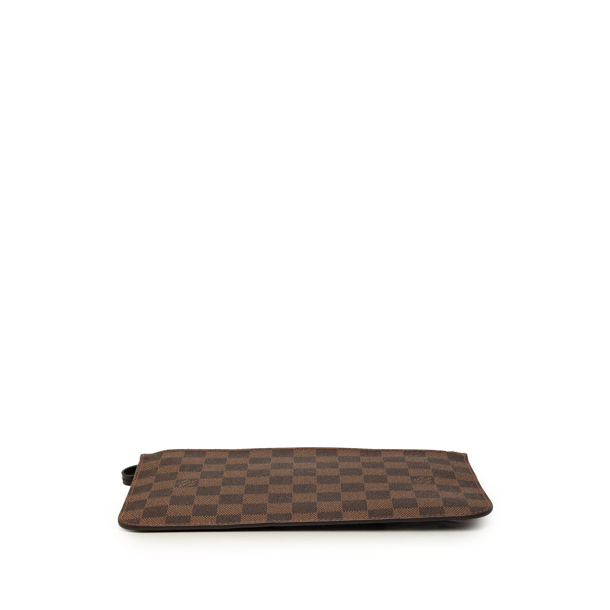 Louis Vuitton Damier Ebene Neverfull MM Pouch