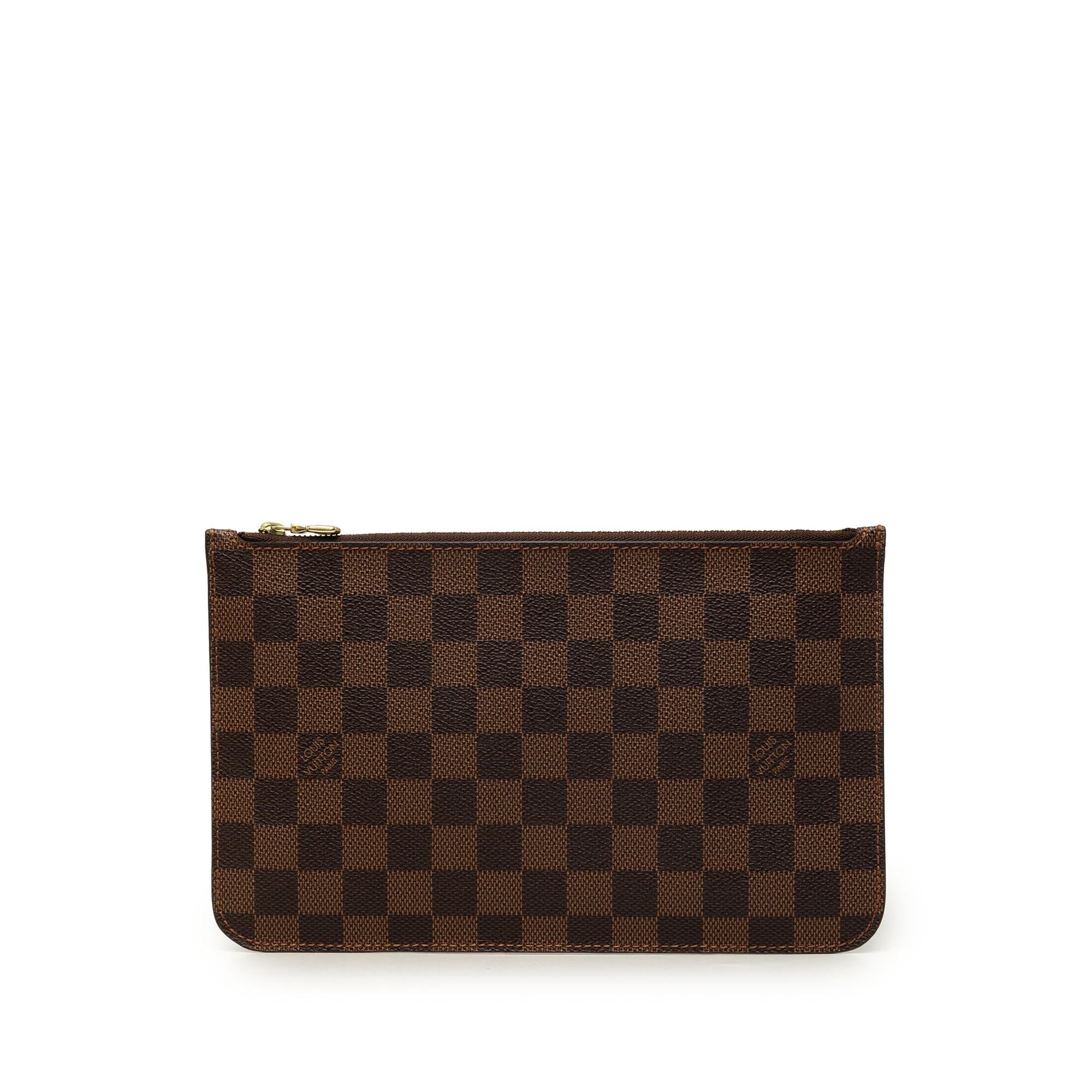 Louis Vuitton Damier Ebene Neverfull MM Pouch