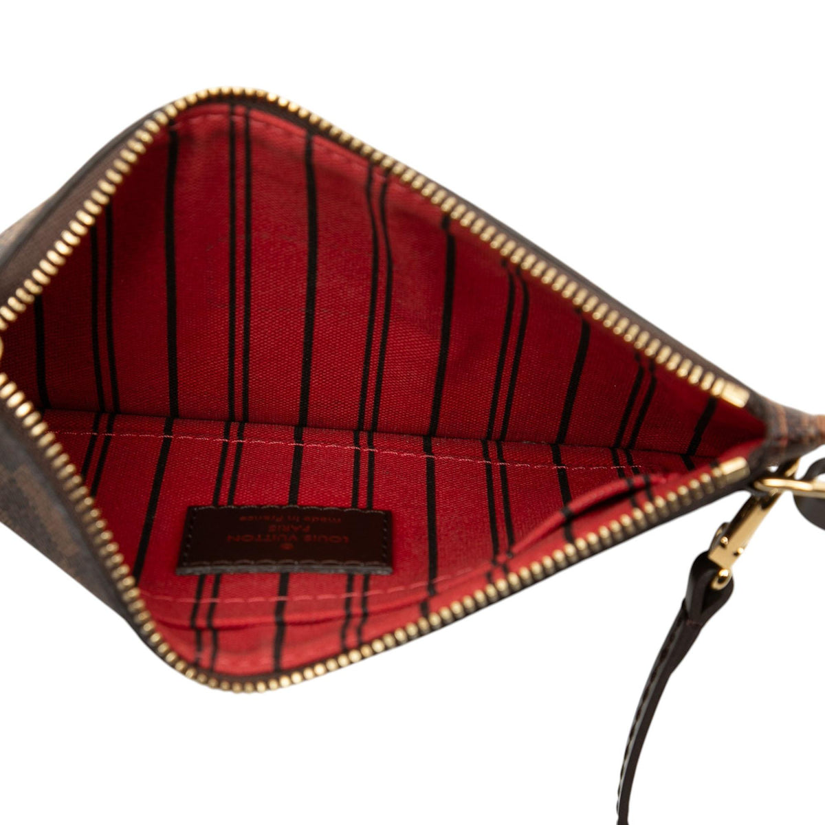 Louis Vuitton Damier Ebene Neverfull MM Pouch