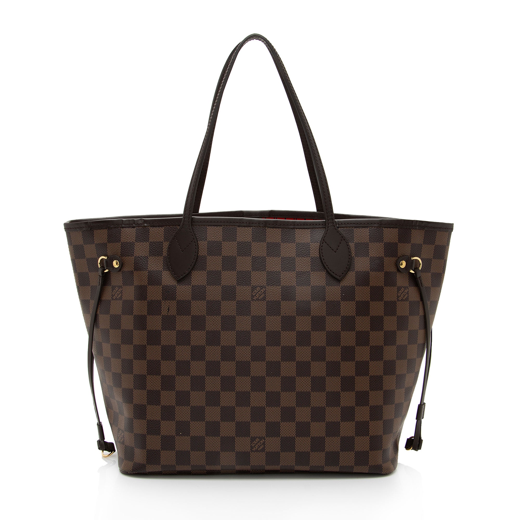 Louis Vuitton Damier Ebene Neverfull MM Tote (SHF-BrNtNW)