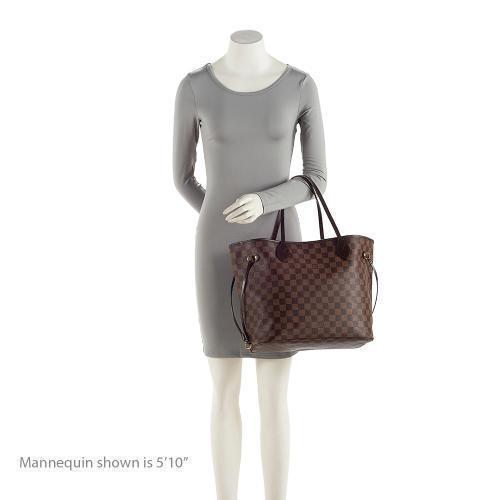 Louis Vuitton Damier Ebene Neverfull MM Tote (SHF-BrNtNW)
