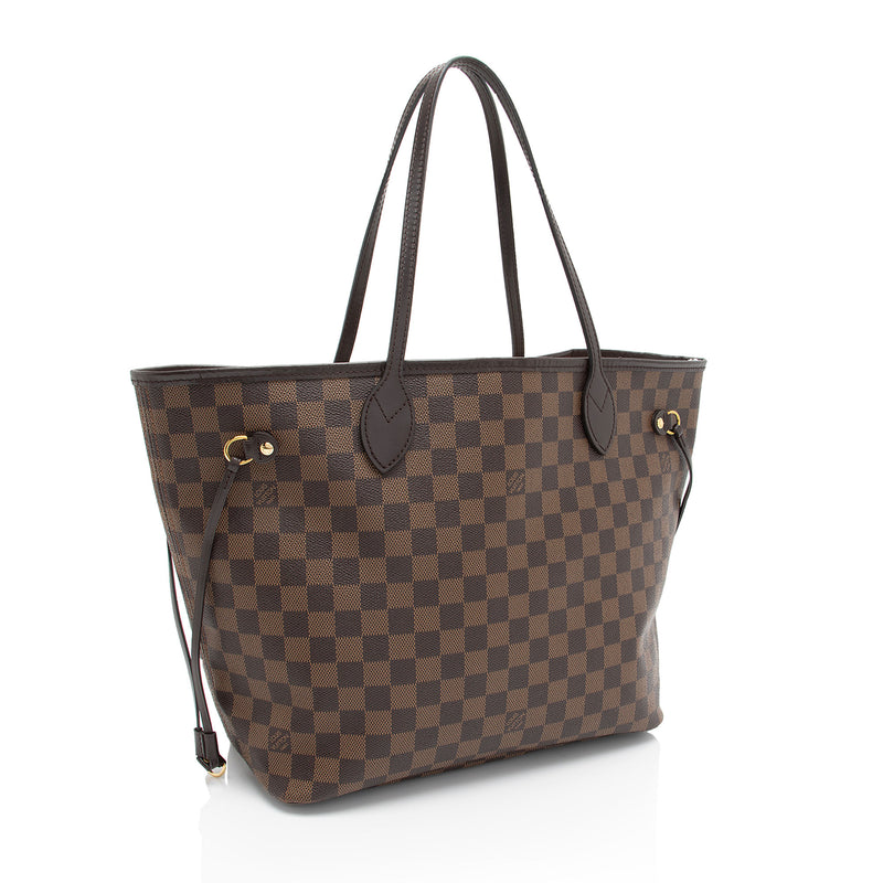 Louis Vuitton Damier Ebene Neverfull MM Tote FINAL SALE SHF fsCnYu LuxeDH