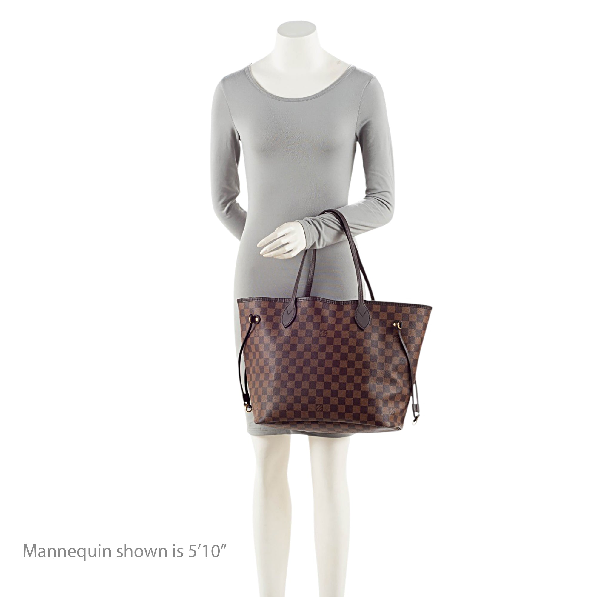 Louis Vuitton Damier Ebene Neverfull MM Tote