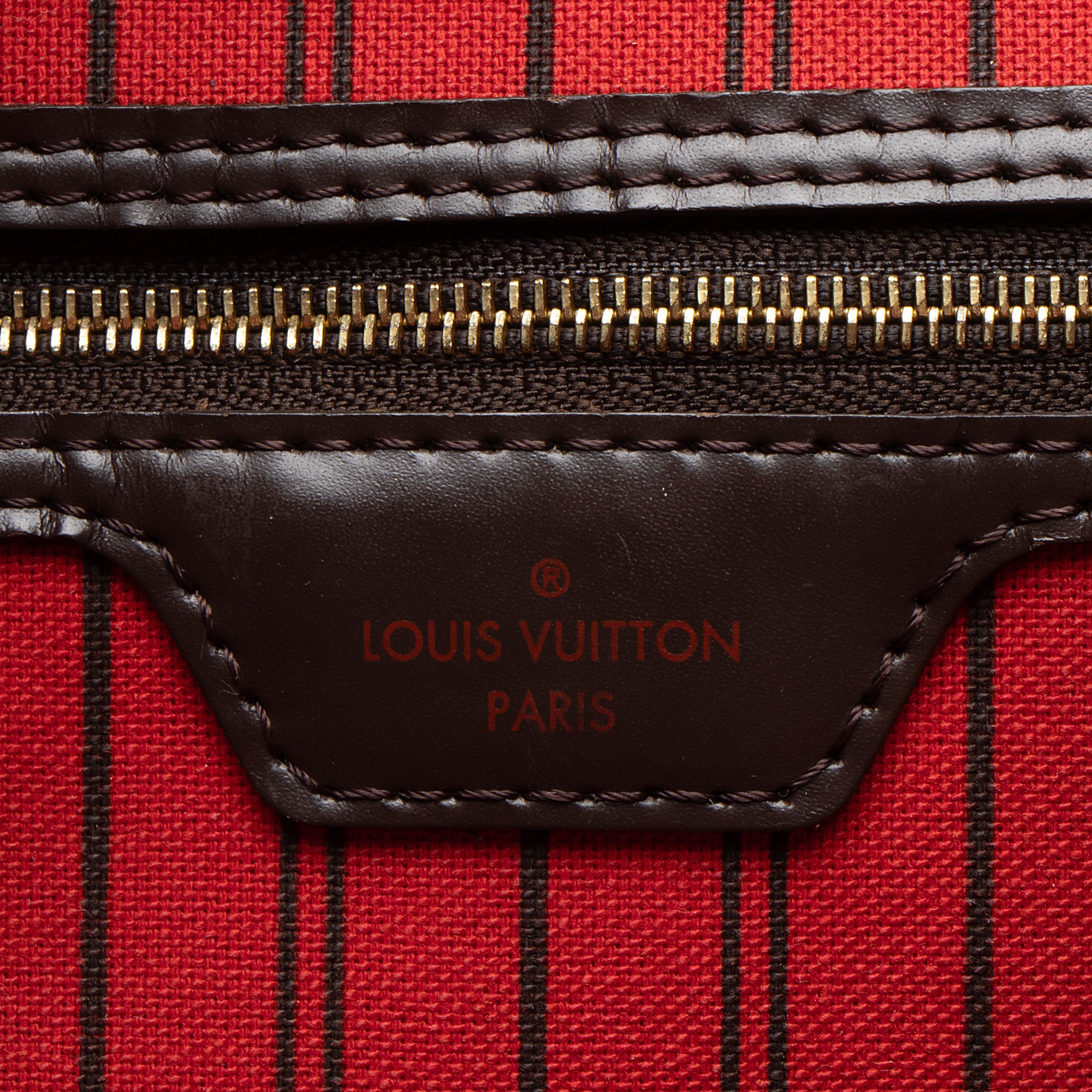 Louis Vuitton Damier Ebene Neverfull MM Tote