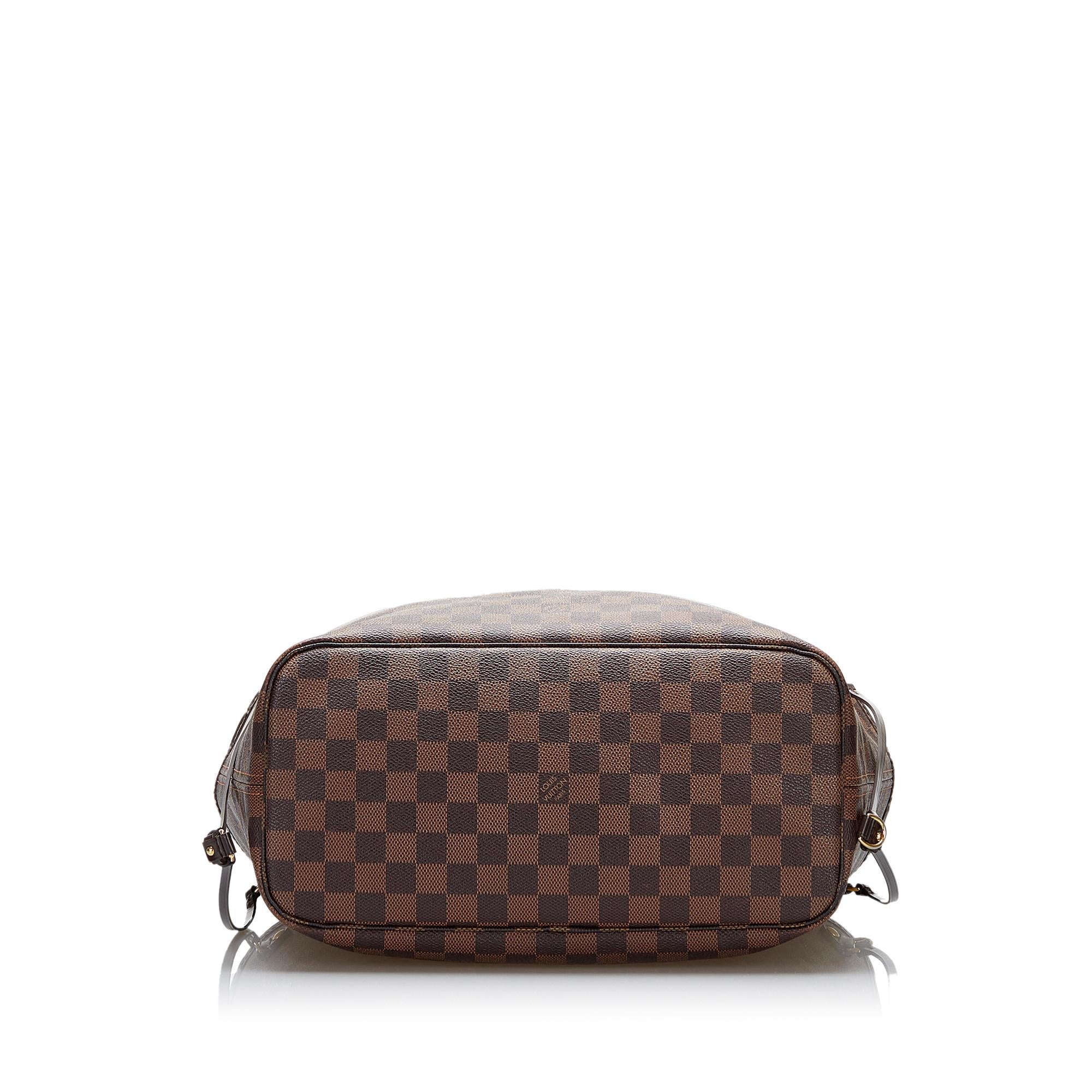 Louis Vuitton Damier Ebene Neverfull MM (SHG-DxxhfJ)