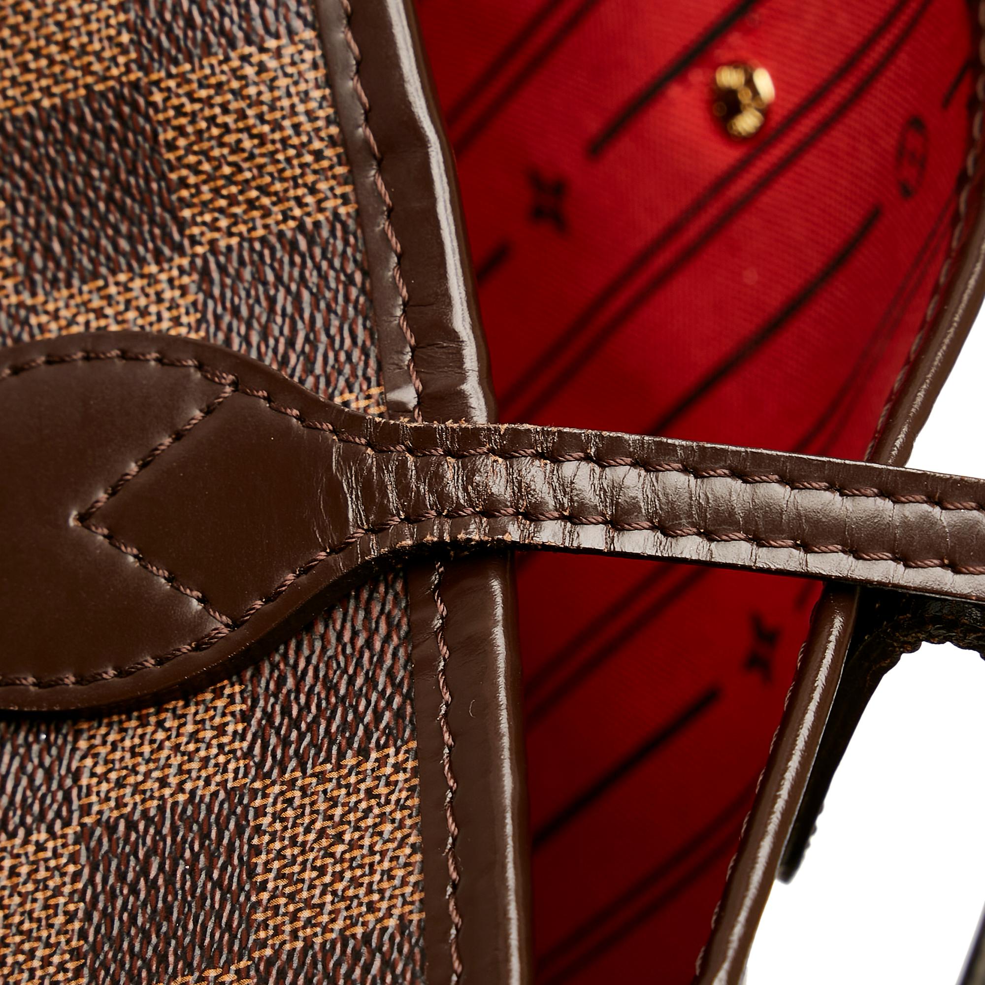 Louis Vuitton Damier Ebene Neverfull MM (SHG-DxxhfJ)