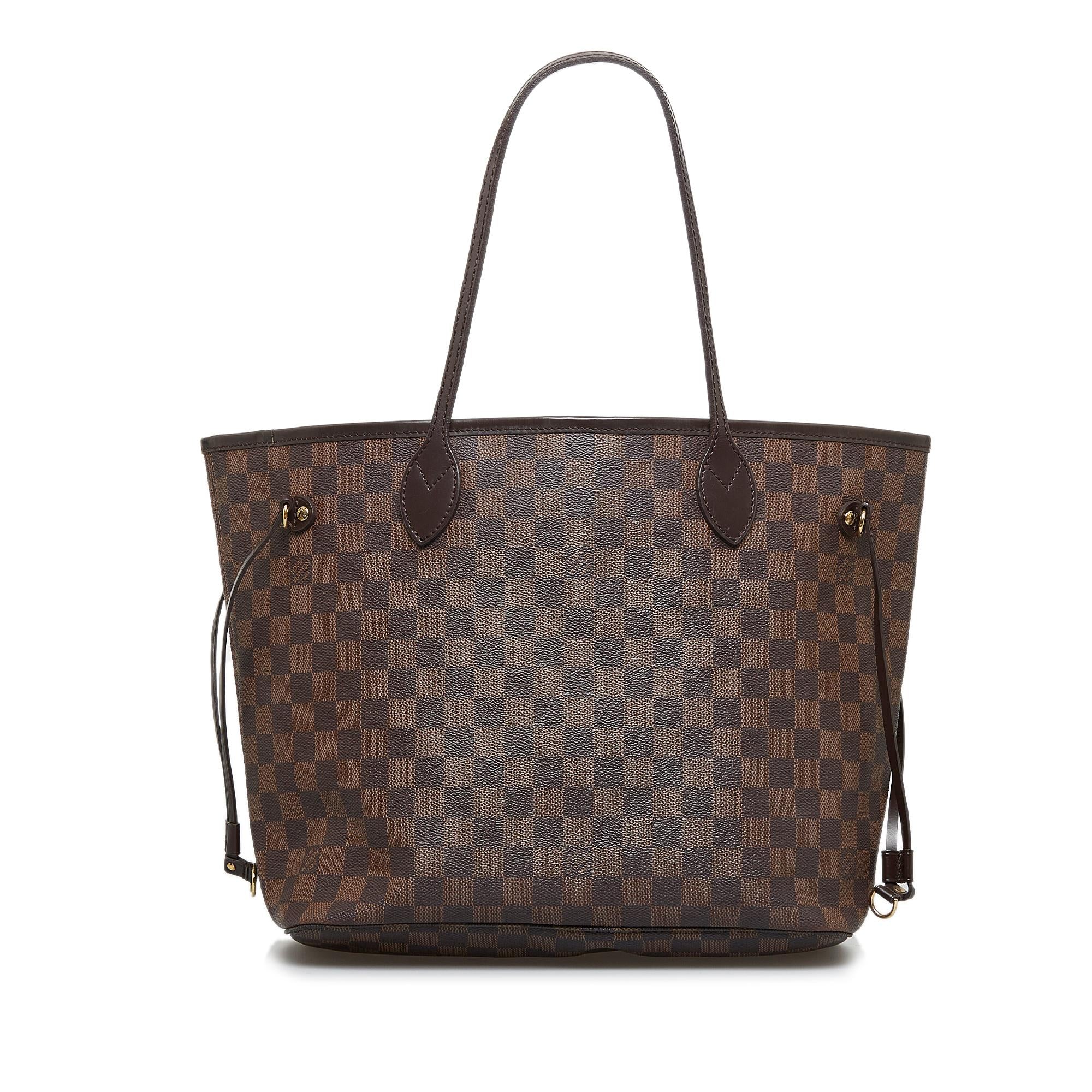 Louis Vuitton Damier Ebene Neverfull MM (SHG-XBh7tv)