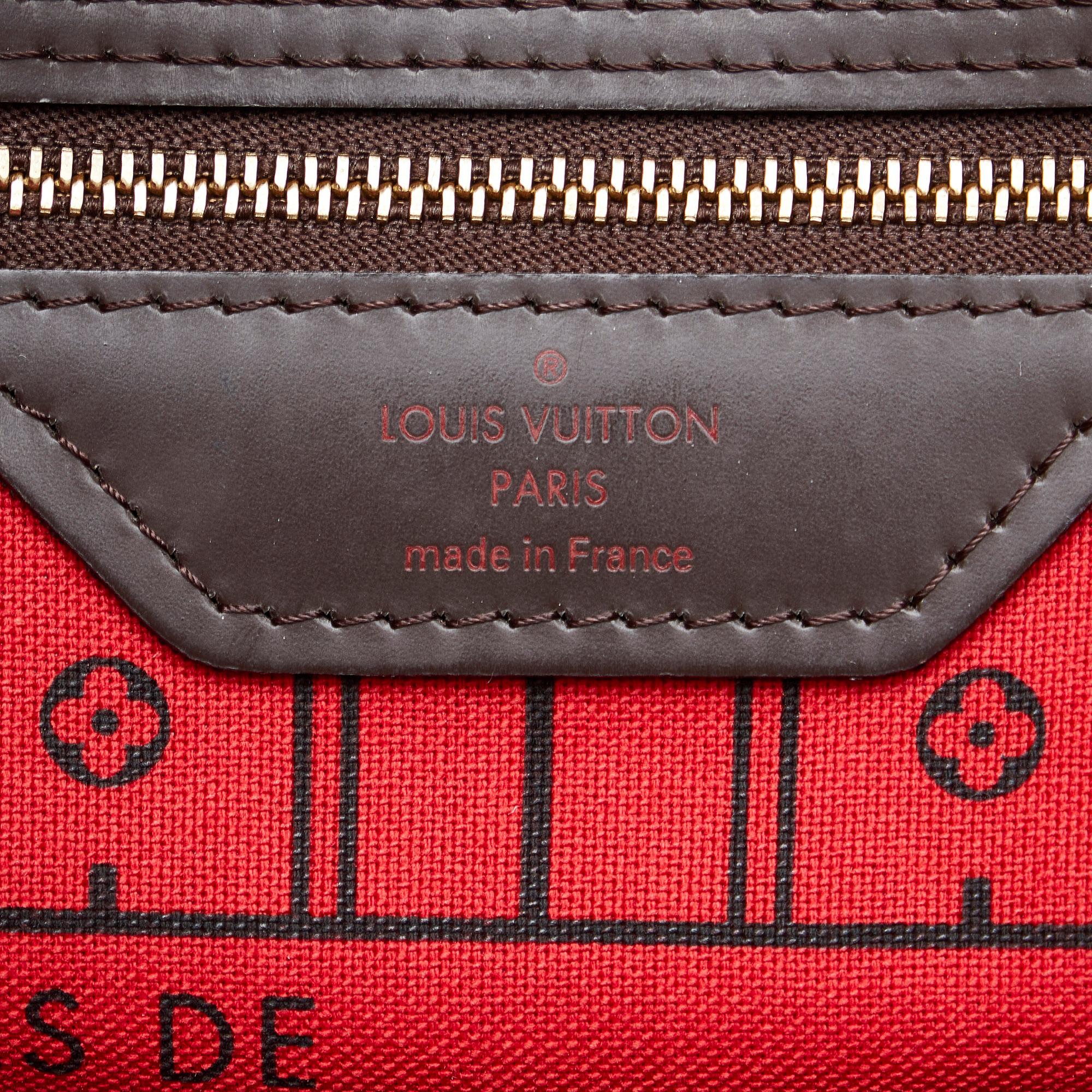 Louis Vuitton Damier Ebene Neverfull MM (SHG-XBh7tv)