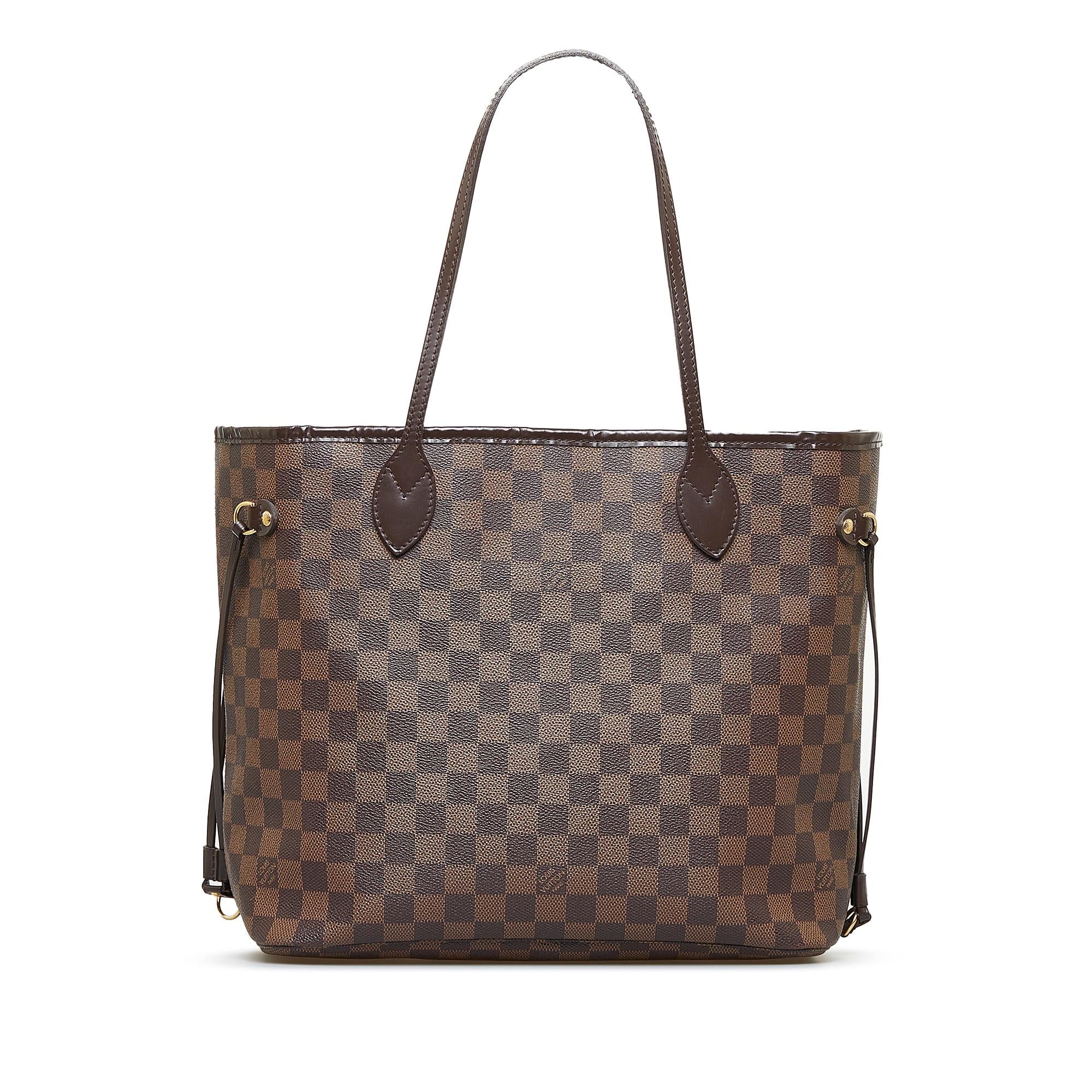 Louis Vuitton Damier Ebene Neverfull MM (SHG-O1toAD)