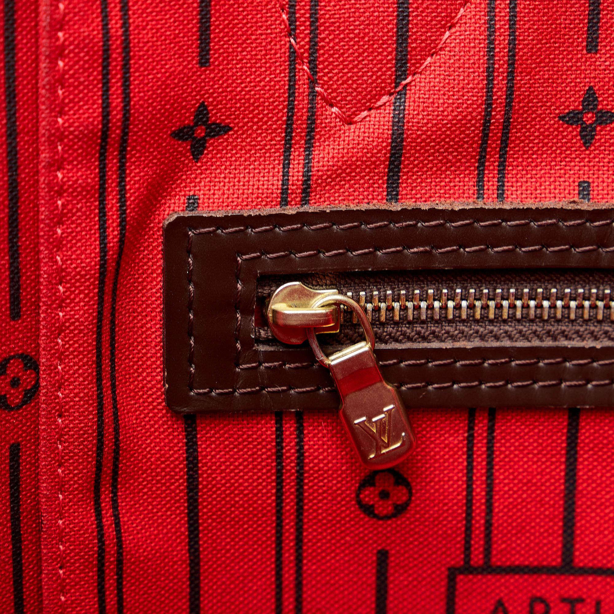 Louis Vuitton Damier Ebene Neverfull MM (SHG-U05uCe)