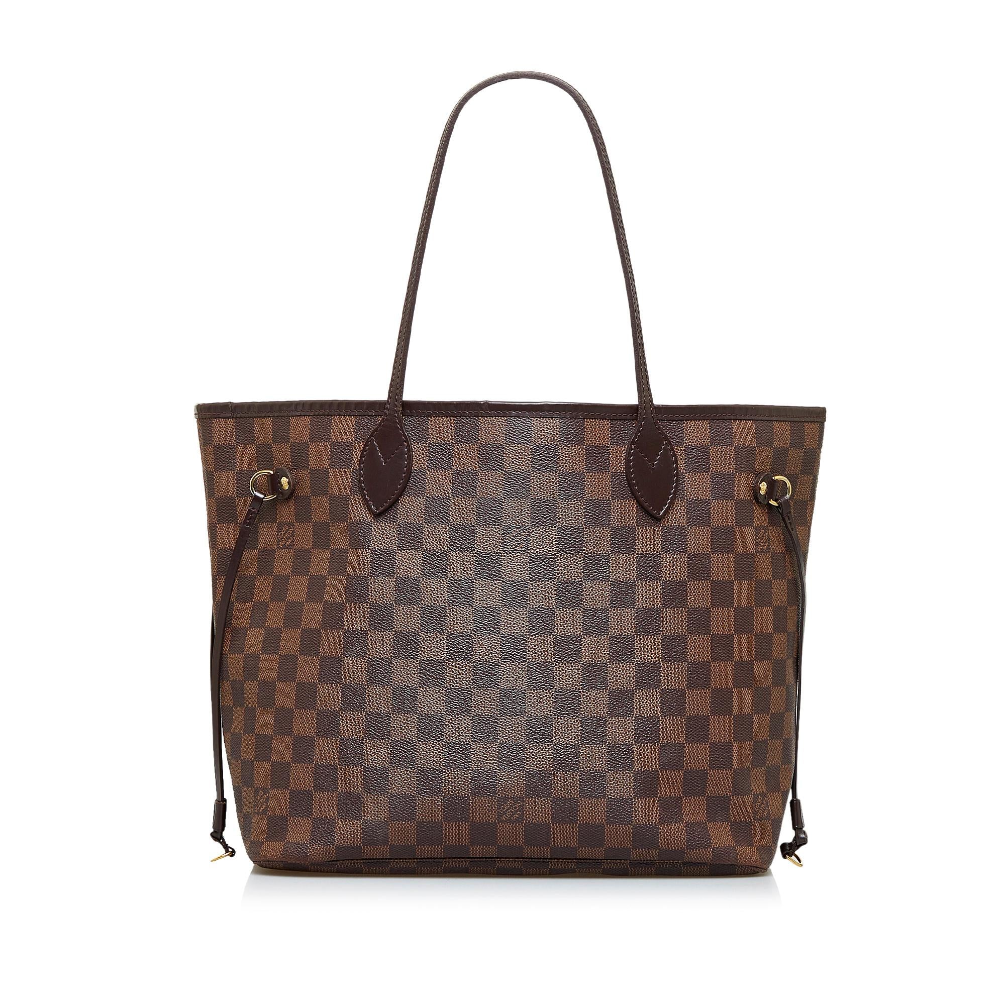 Louis Vuitton Damier Ebene Neverfull MM (SHG-U05uCe)