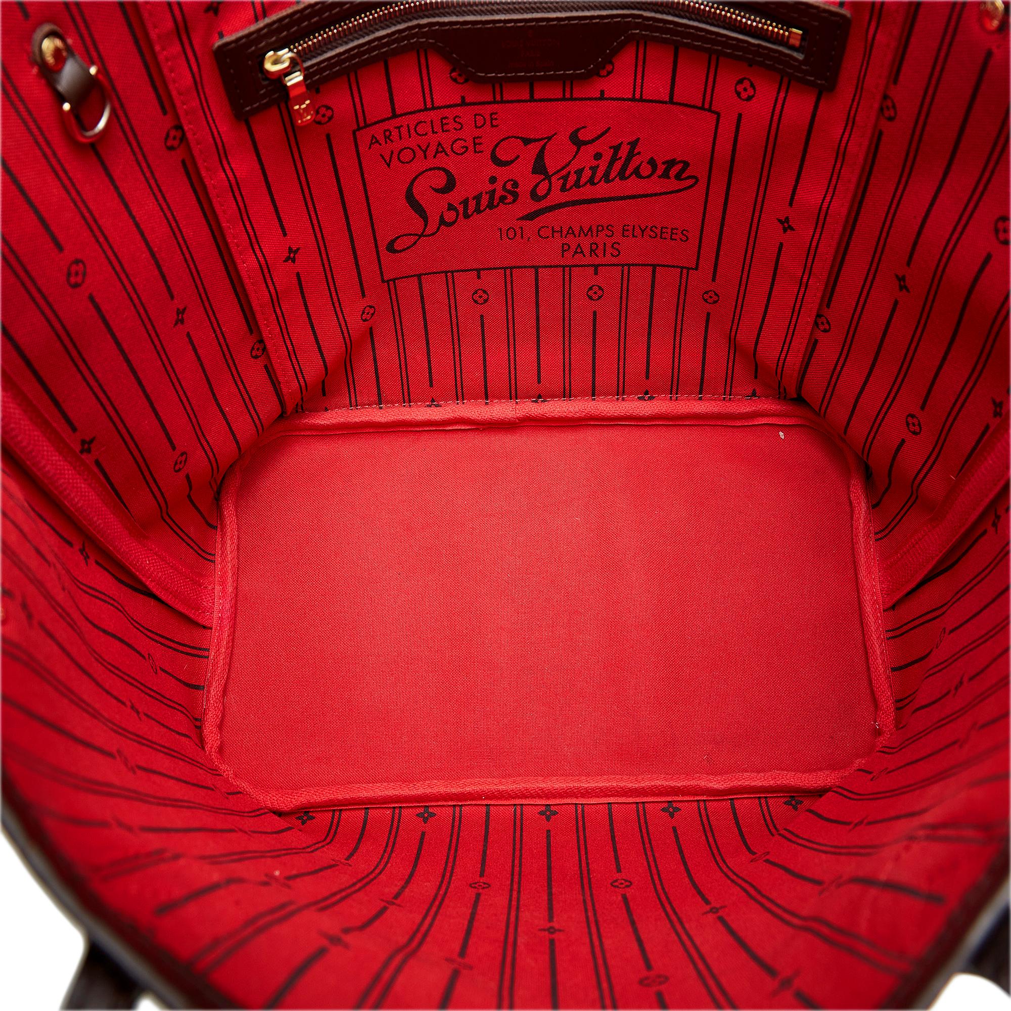 Louis Vuitton Damier Ebene Neverfull MM (SHG-U05uCe)