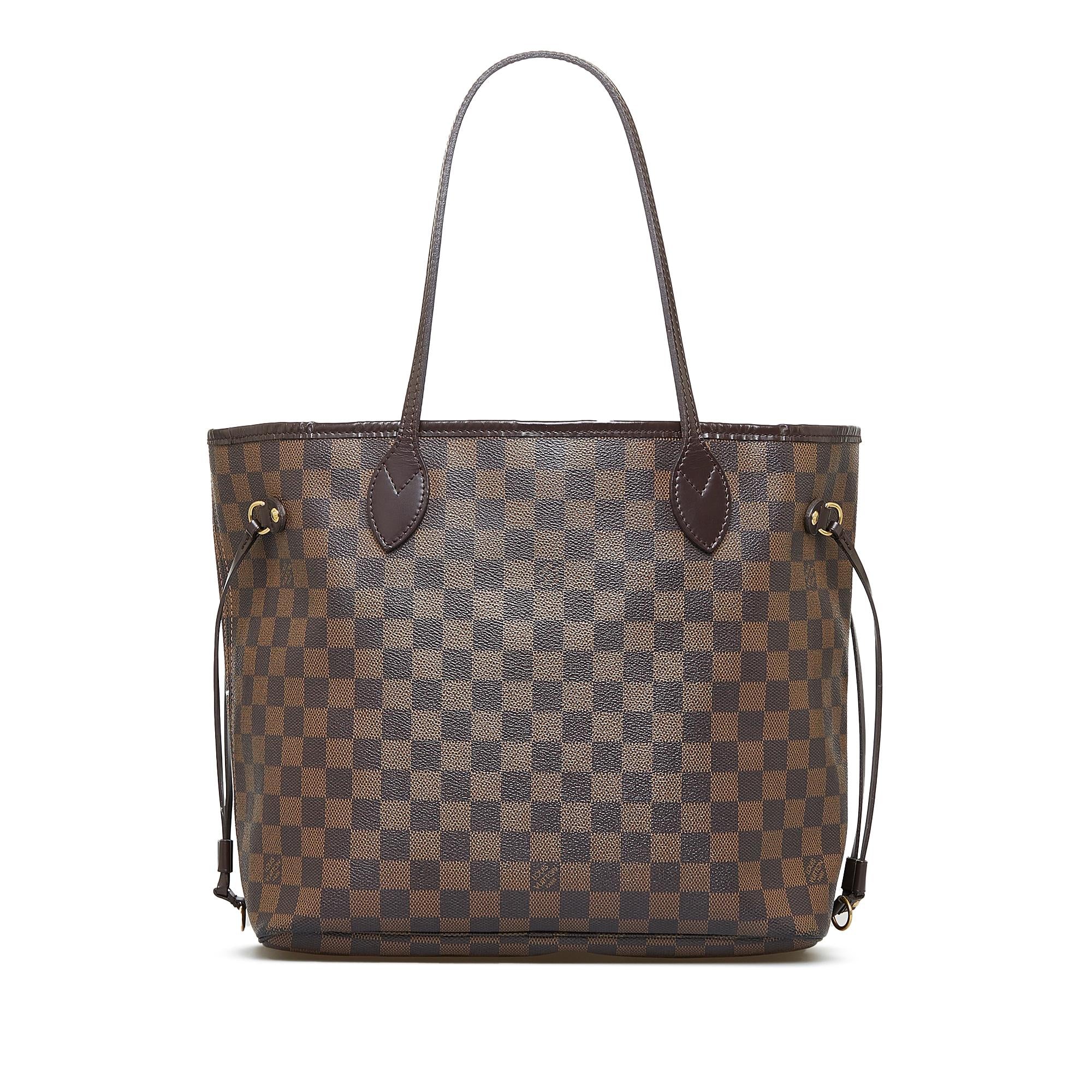 Louis Vuitton Damier Ebene Neverfull MM (SHG-gGAqCN)