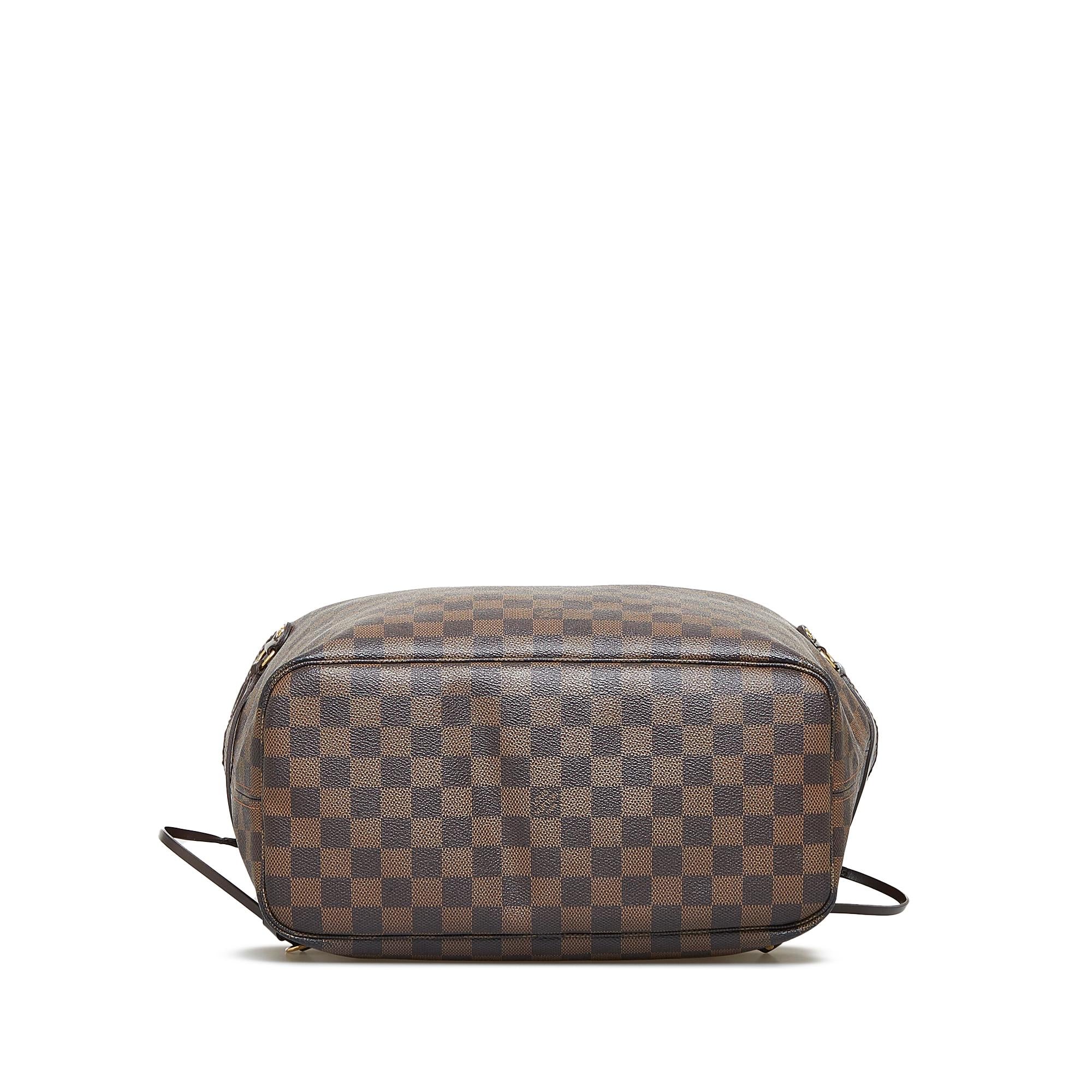 Louis Vuitton Damier Ebene Neverfull MM (SHG-gGAqCN)