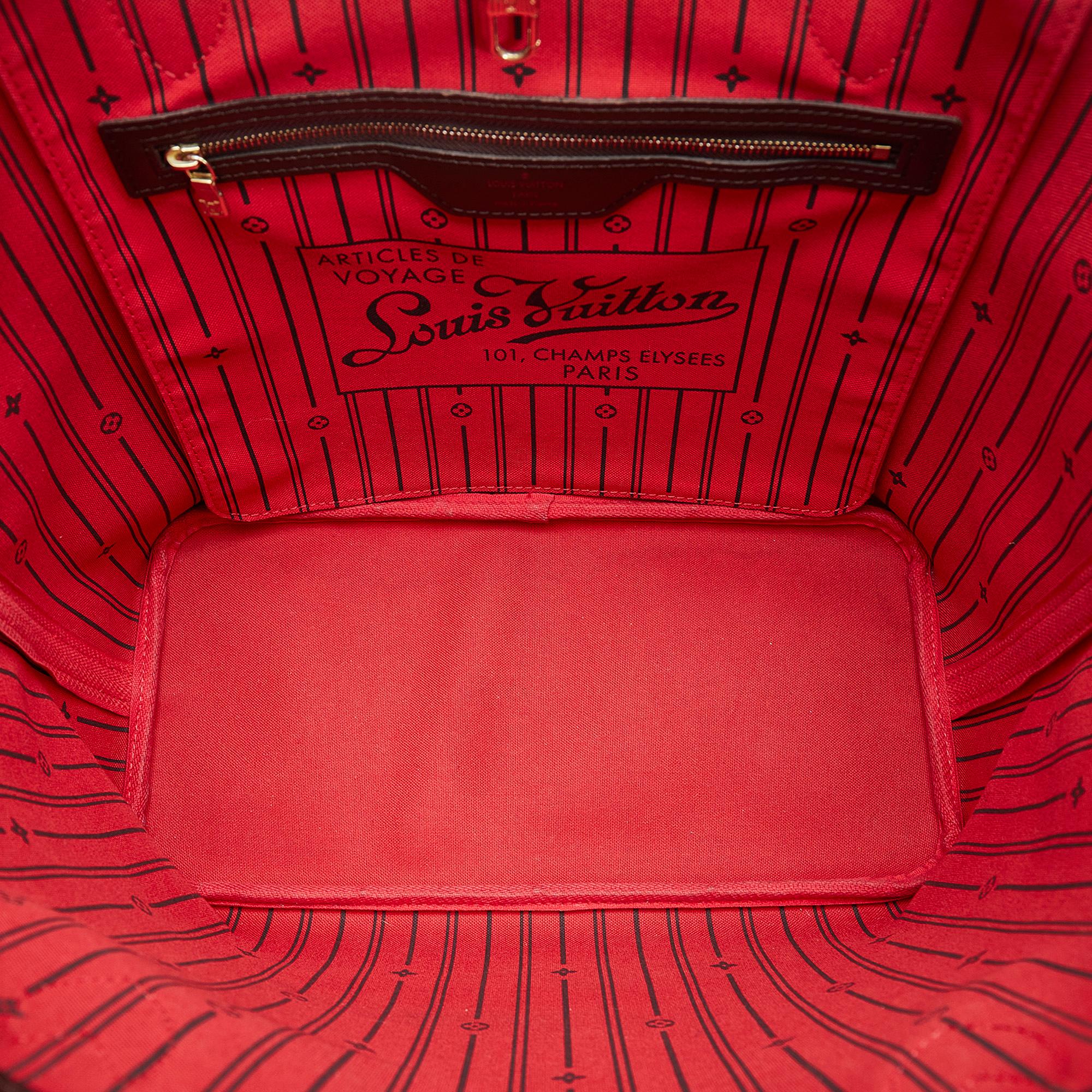 Louis Vuitton Damier Ebene Neverfull MM (SHG-gGAqCN)