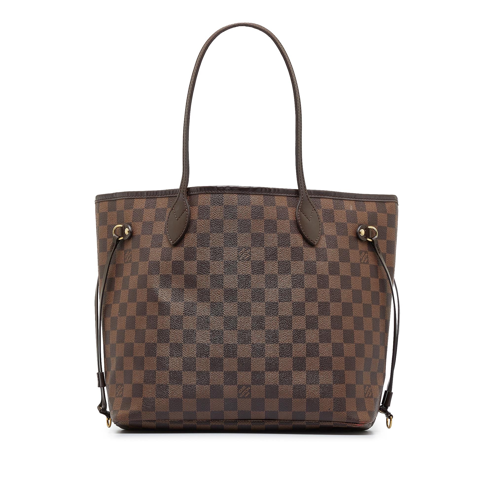 Louis Vuitton Damier Ebene Neverfull MM (SHG-7lWfWc)