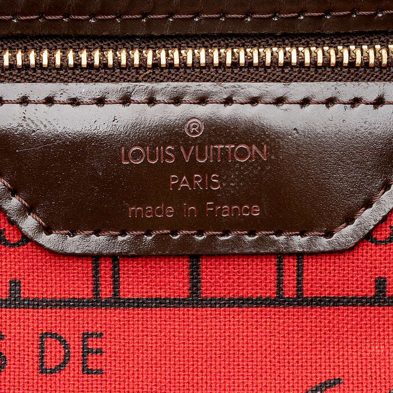 Louis Vuitton Damier Ebene Neverfull PM Tote (SHF-16873)