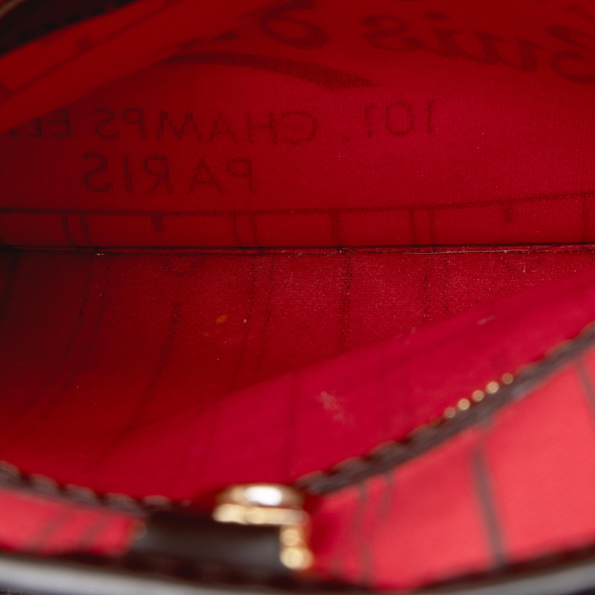 Louis Vuitton Damier Ebene Neverfull PM Tote (SHF-22940)