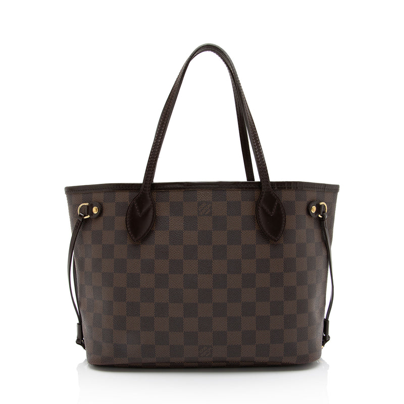 Louis Vuitton Damier Ebene Neverfull PM Tote (SHF-m0MSmL) – LuxeDH