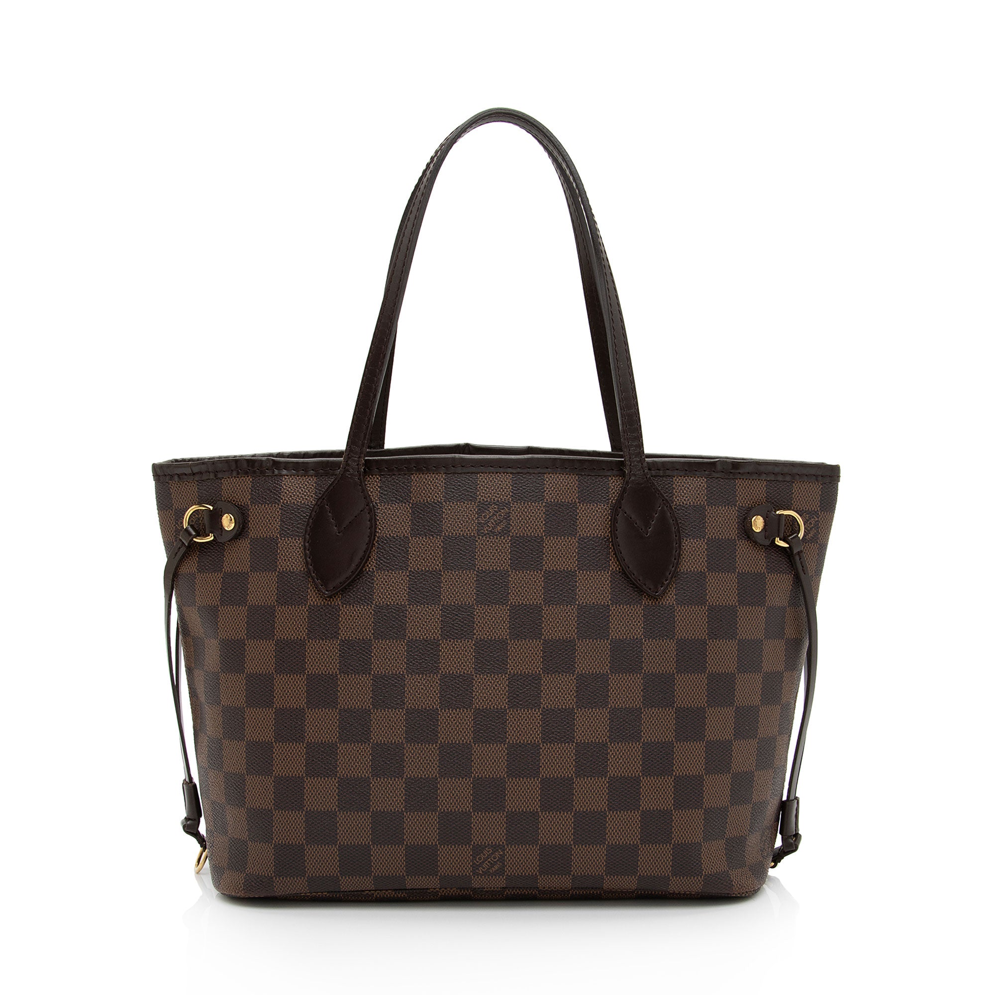 Louis Vuitton Damier Ebene Neverfull PM Tote (SHF-eoGuxb)