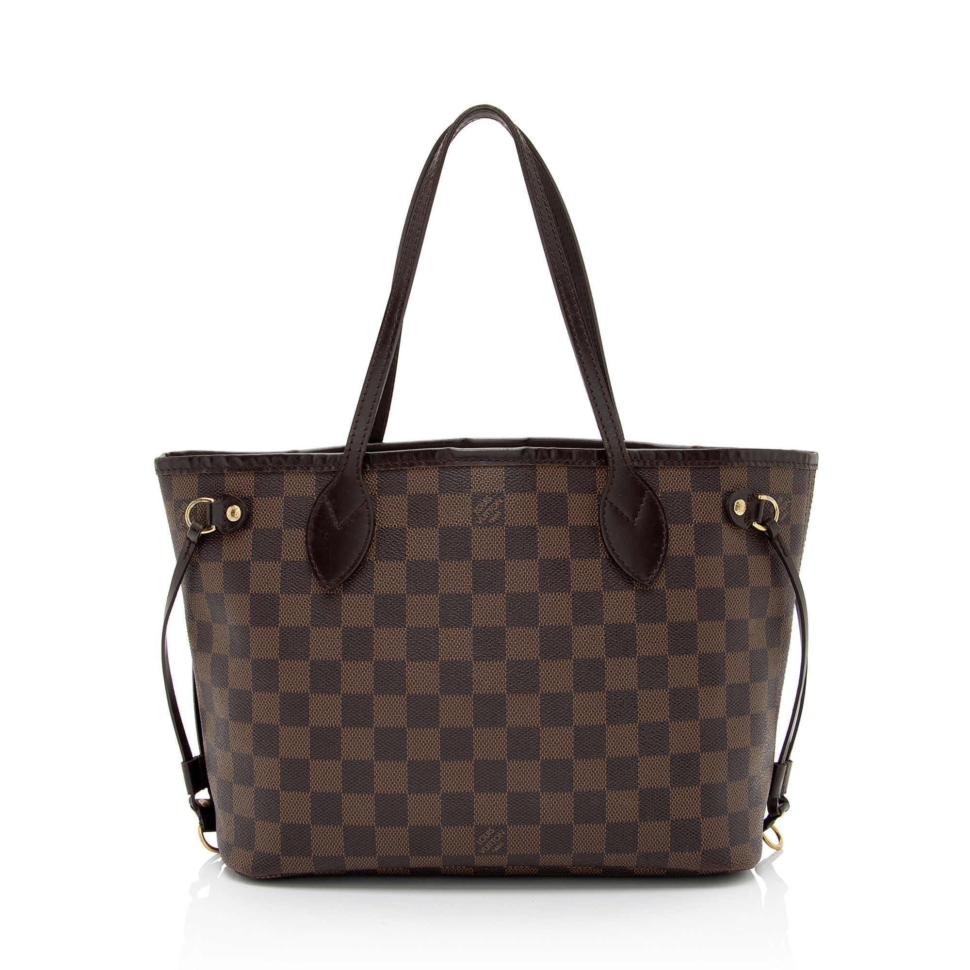 Louis Vuitton Damier Ebene Neverfull PM Tote (SHF-Q327eN)