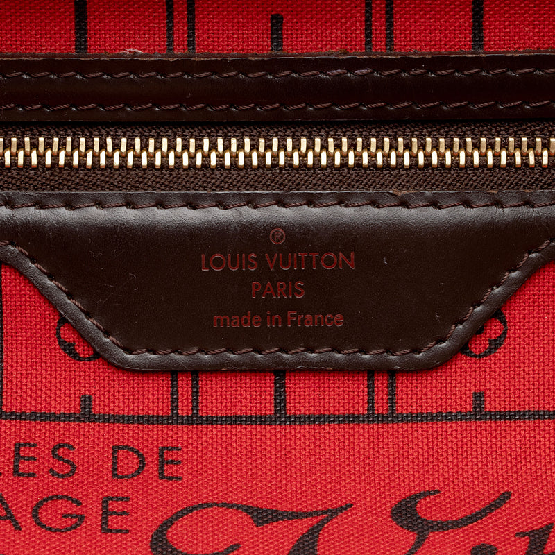 Louis Vuitton Damier Ebene Neverfull PM Tote (SHF-Q327eN) – LuxeDH