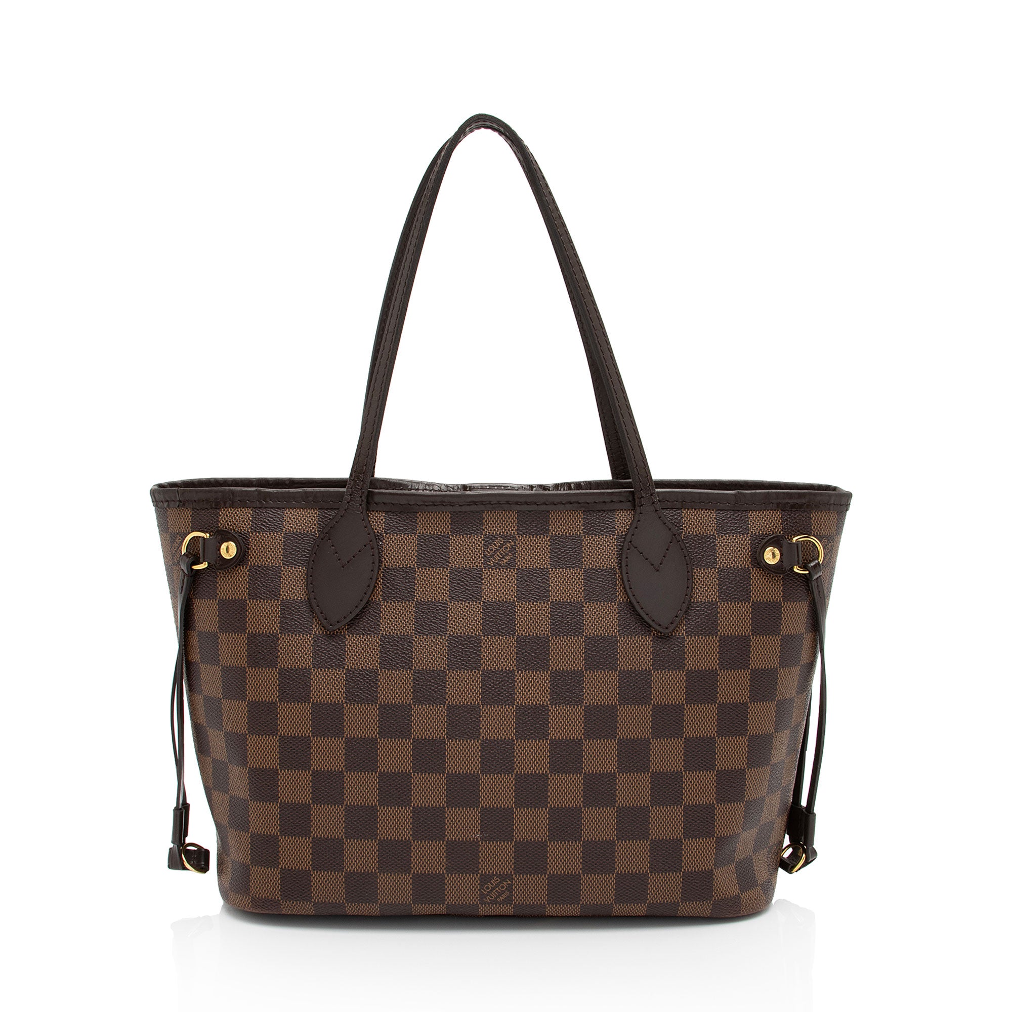 Louis Vuitton Damier Ebene Neverfull PM Tote (SHF-6FfFkS)