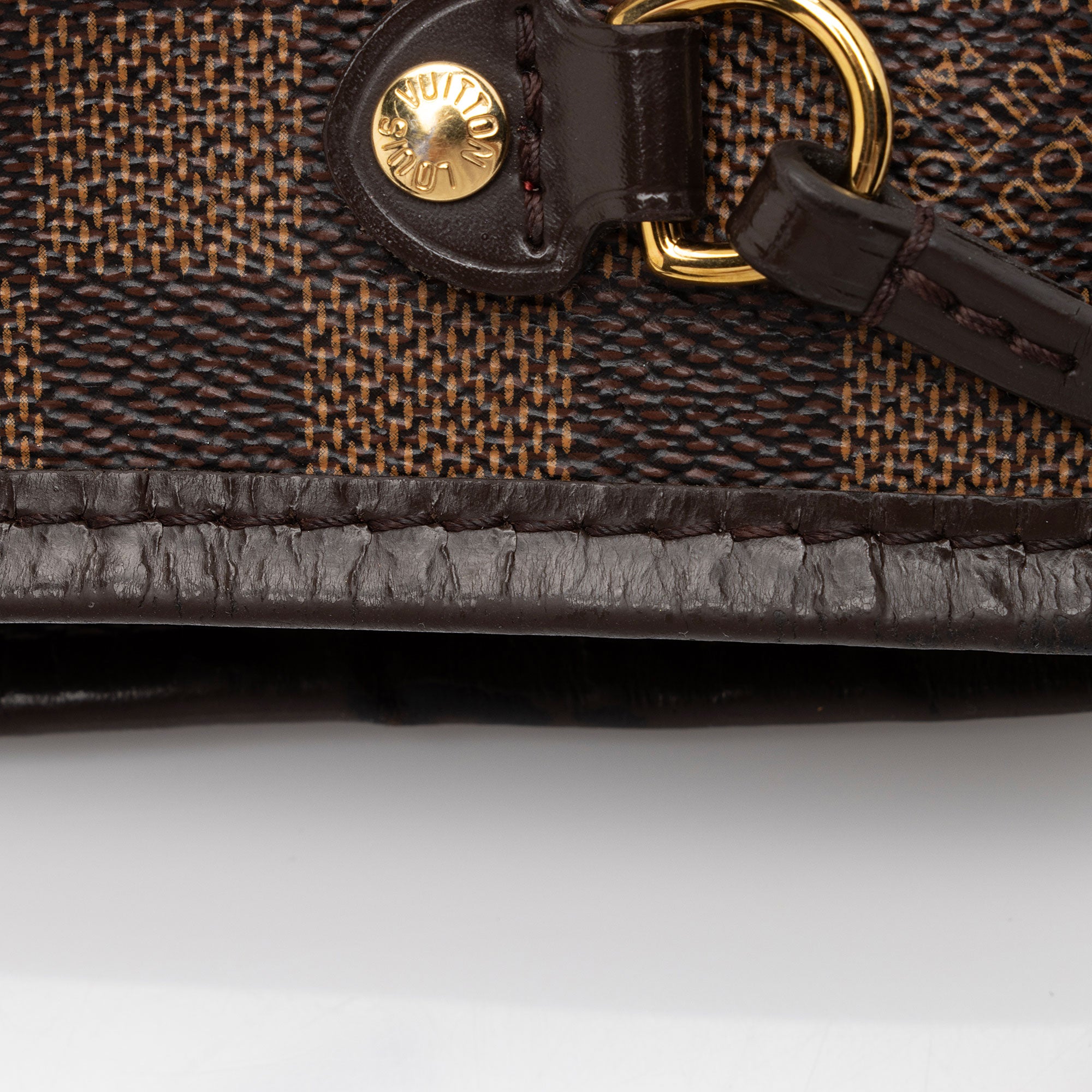 Louis Vuitton Damier Ebene Neverfull PM Tote (SHF-6FfFkS)