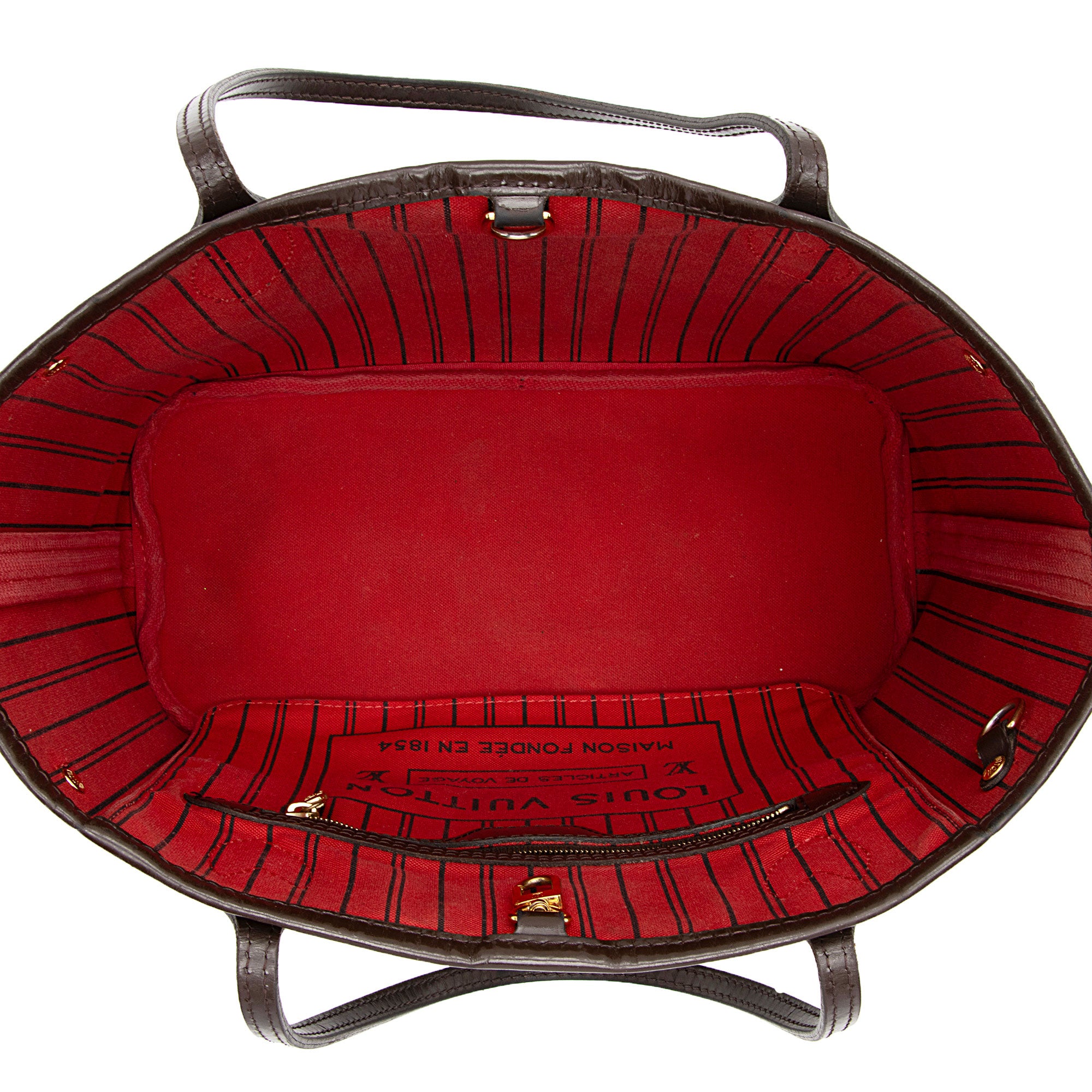 Louis Vuitton Damier Ebene Neverfull PM Tote (SHF-6FfFkS)