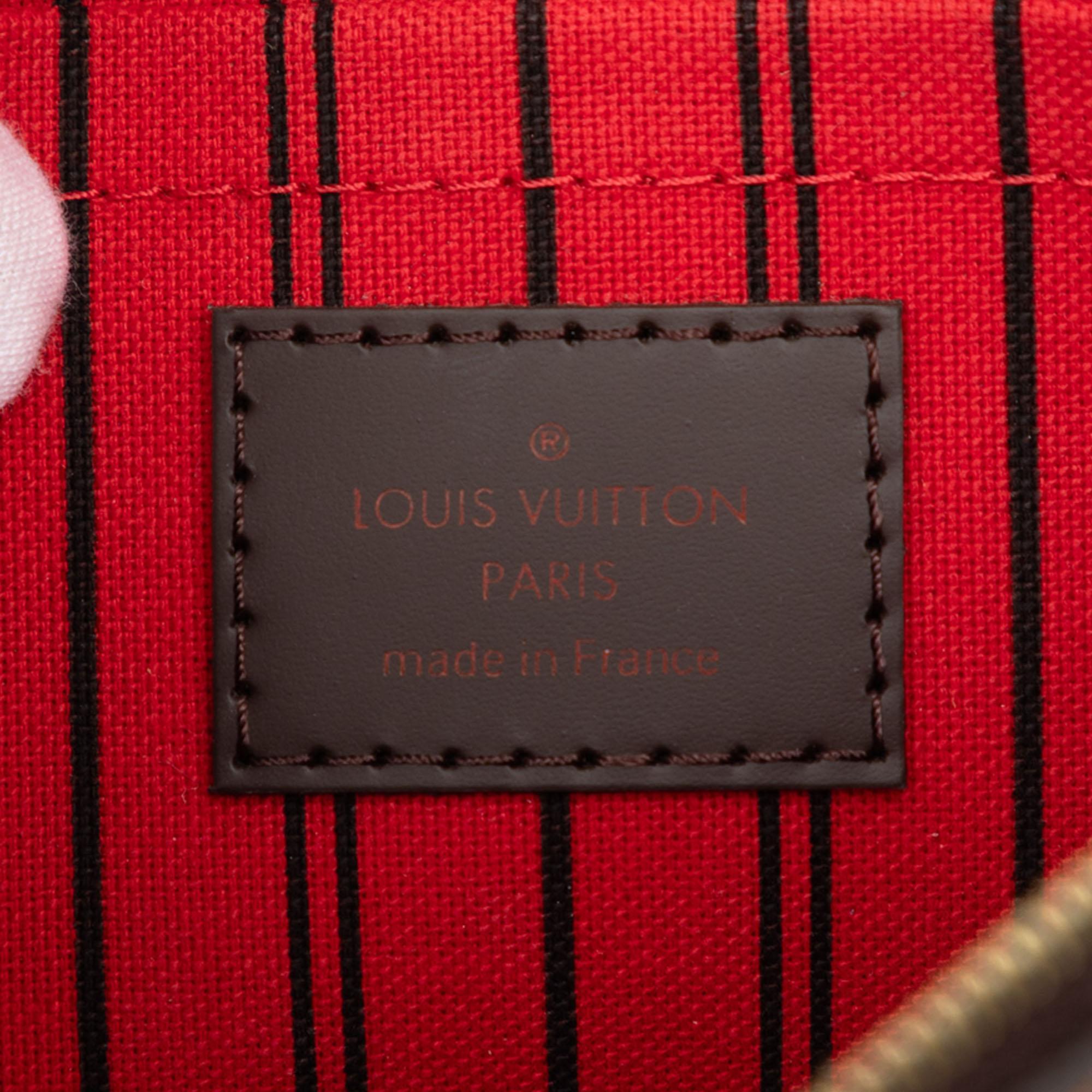 Louis Vuitton Damier Ebene Neverfull Pochette