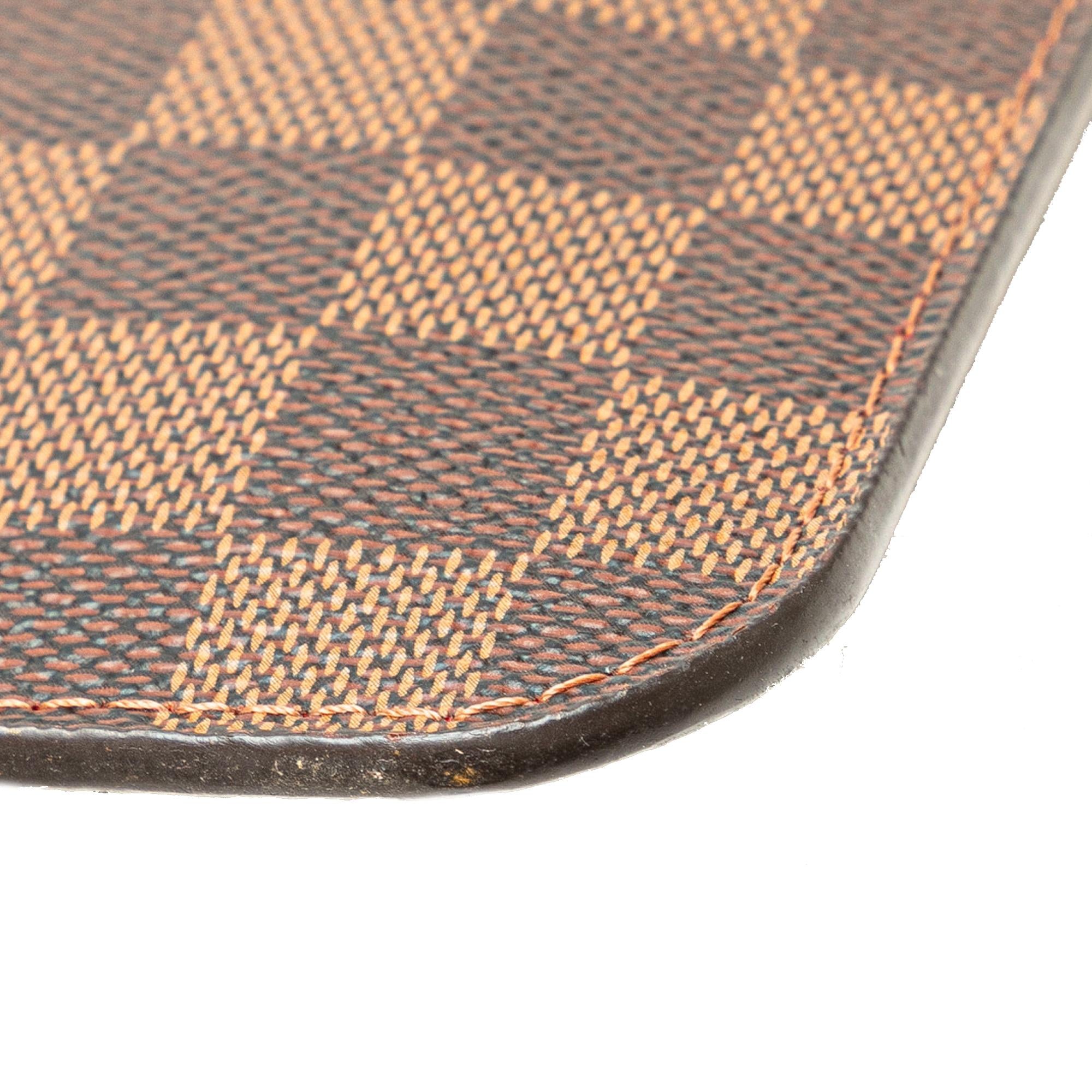 Louis Vuitton Damier Ebene Neverfull Pouch MM