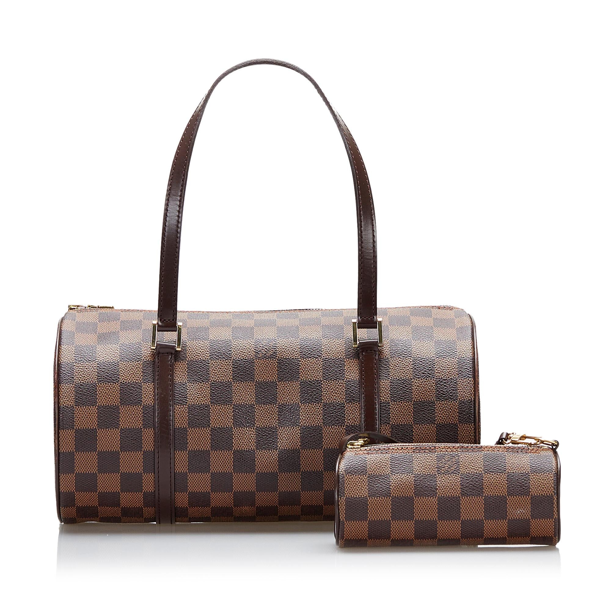 Louis Vuitton Damier Ebene Papillon 30 (SHG-MqAHpG)